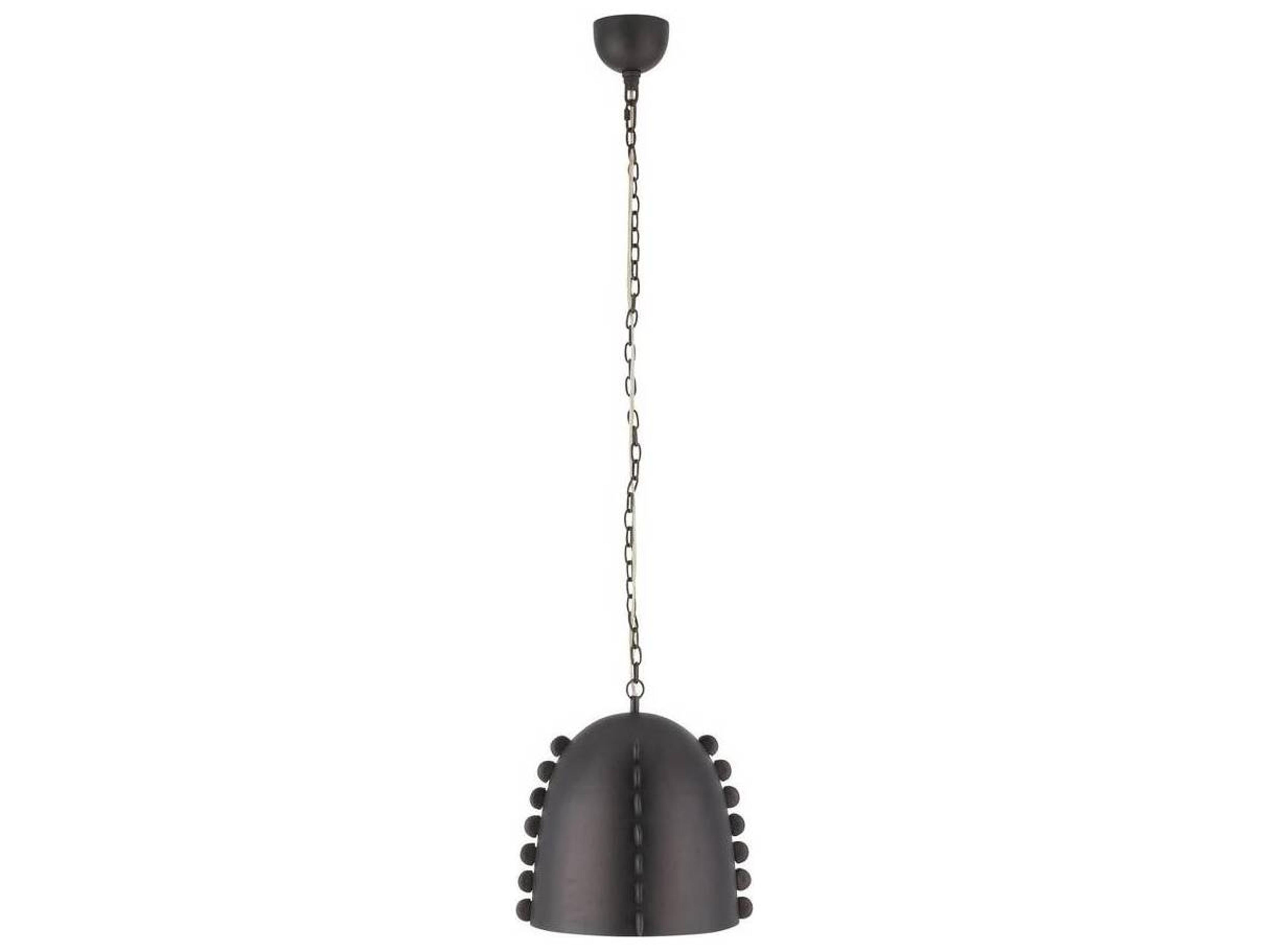 Arteriors Home Hobbes 1-Light Bronze Dome Pendant