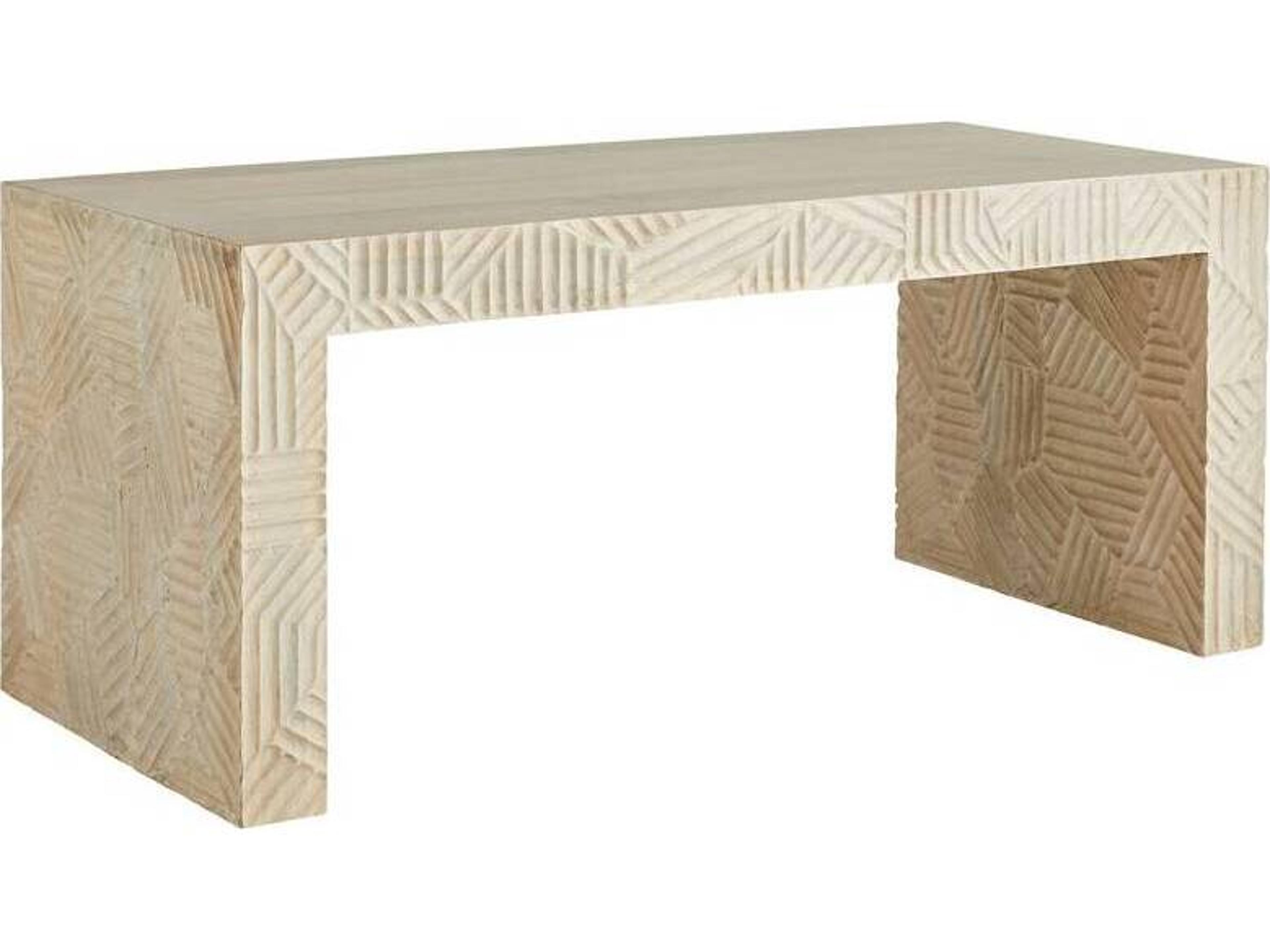 Arteriors Home Marsh Whitewash Cream Accent Bench