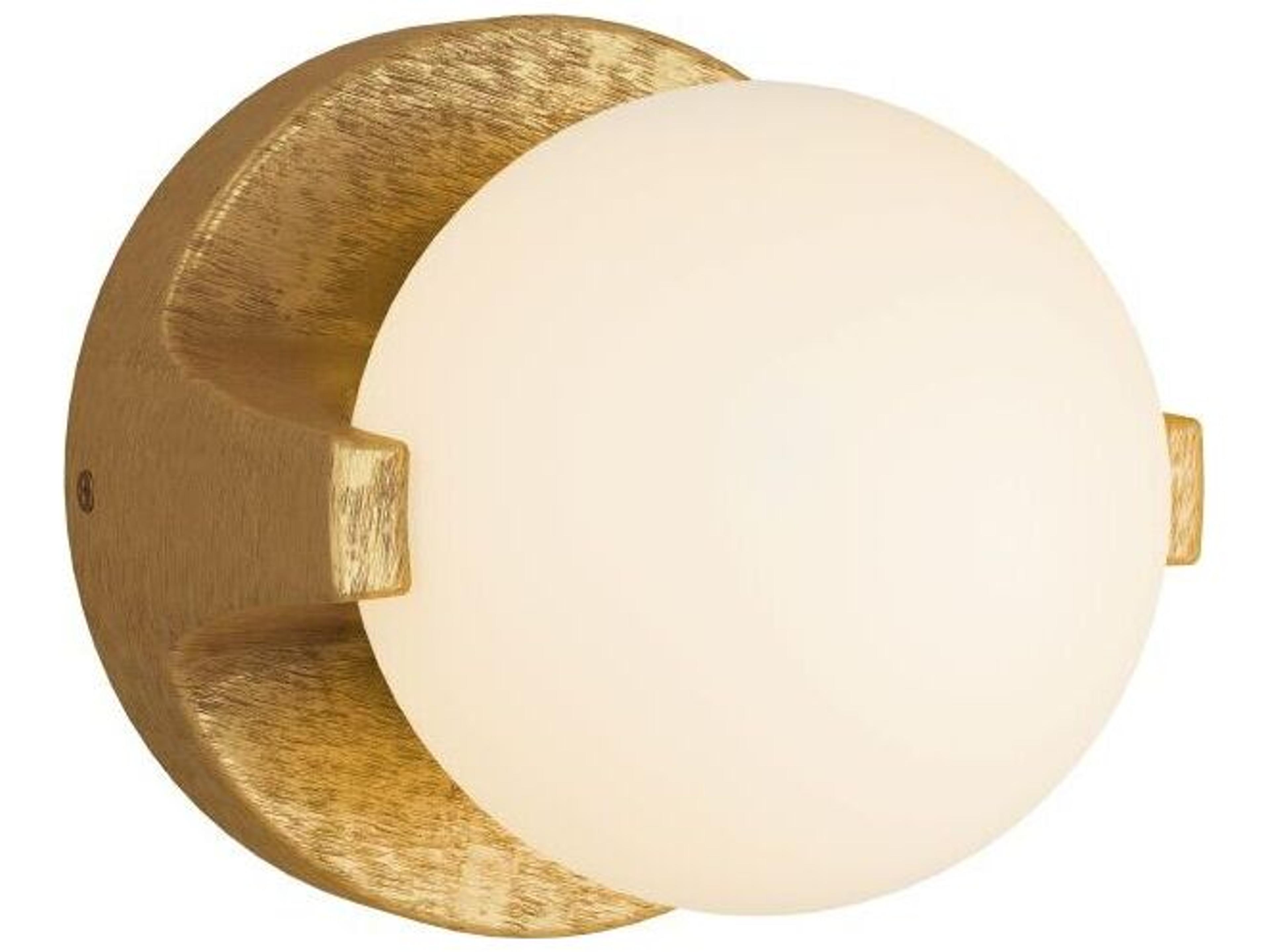 Arteriors Home Thurlow 1-Light Opal Antique Brass Wall Sconce