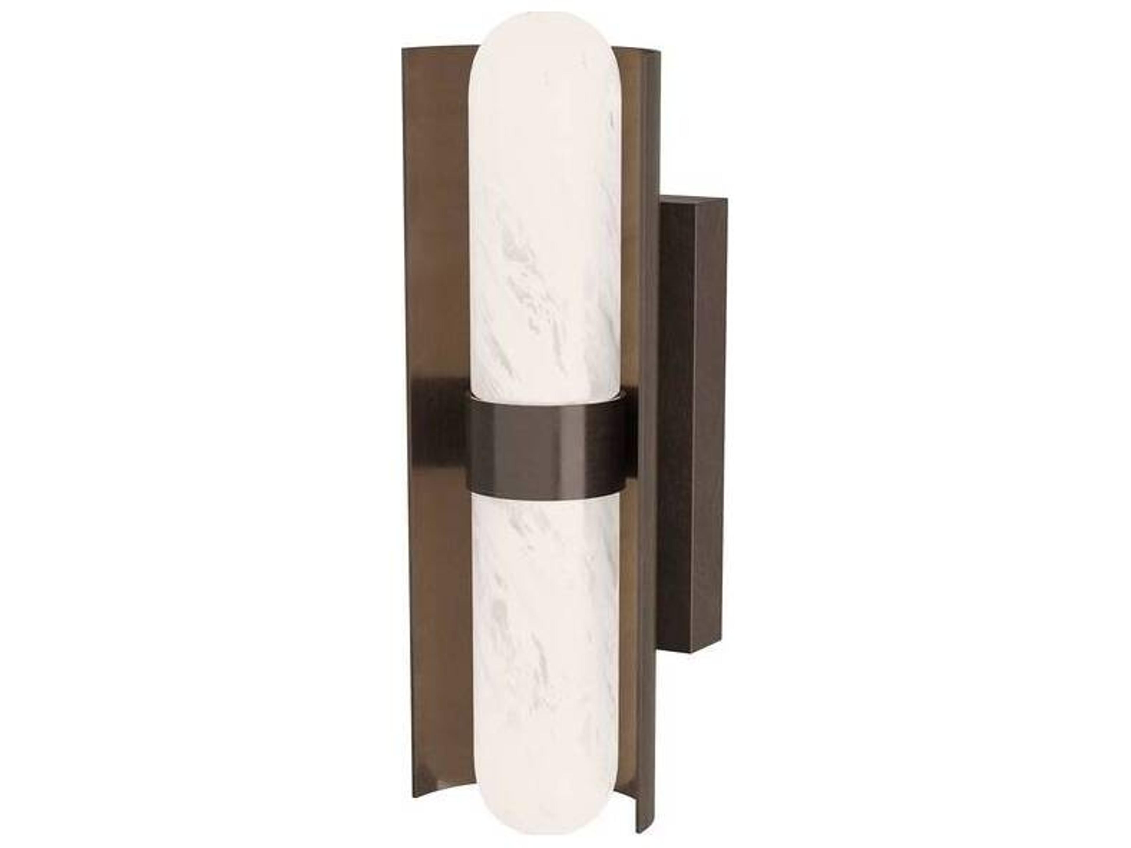 Arteriors Home Bretman 2-Light English Bronze Matte Swirl Wall Sconce