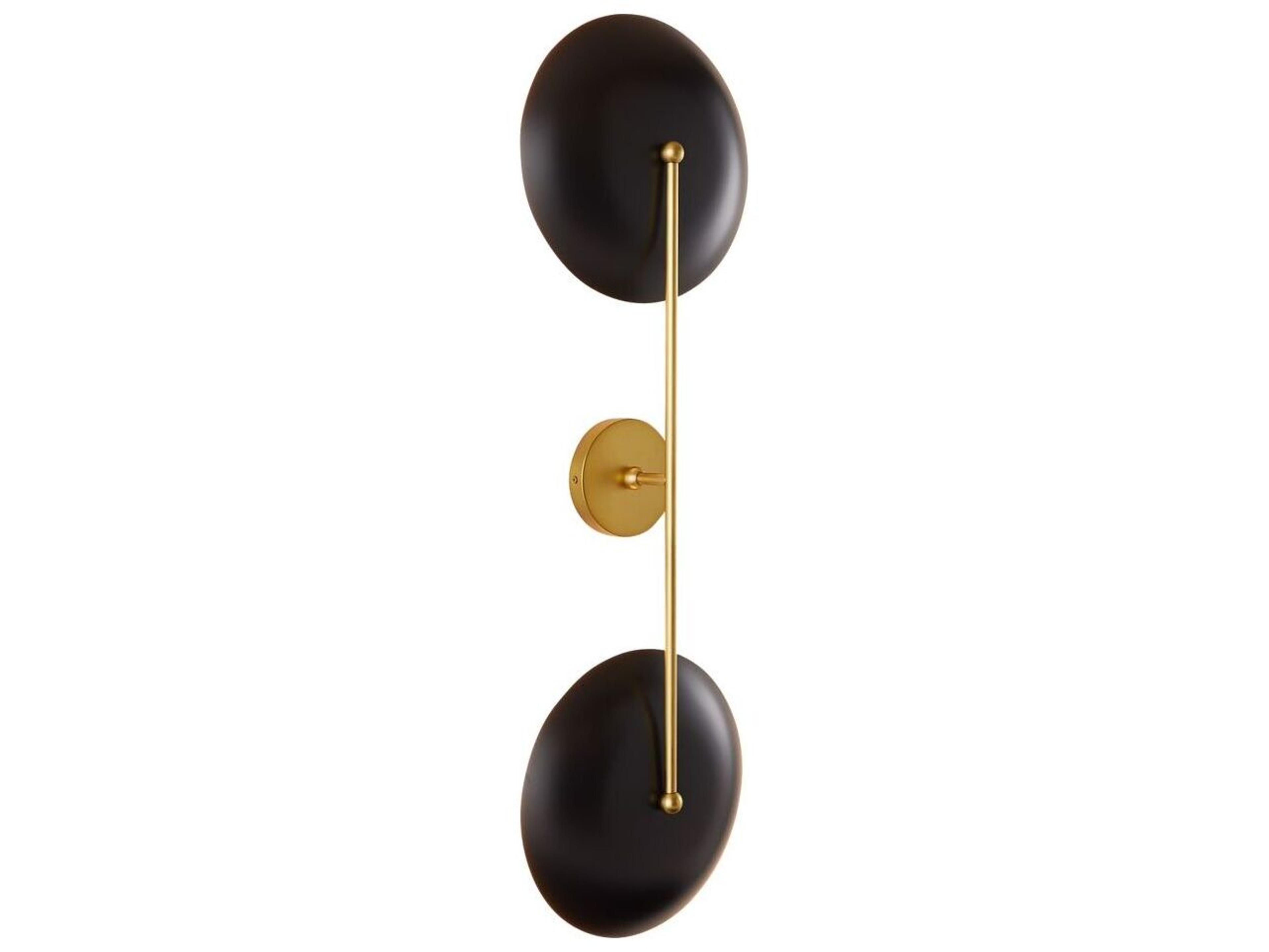 Arteriors Home Griffith 2-Light Antique Brass Bronze Wall Sconce