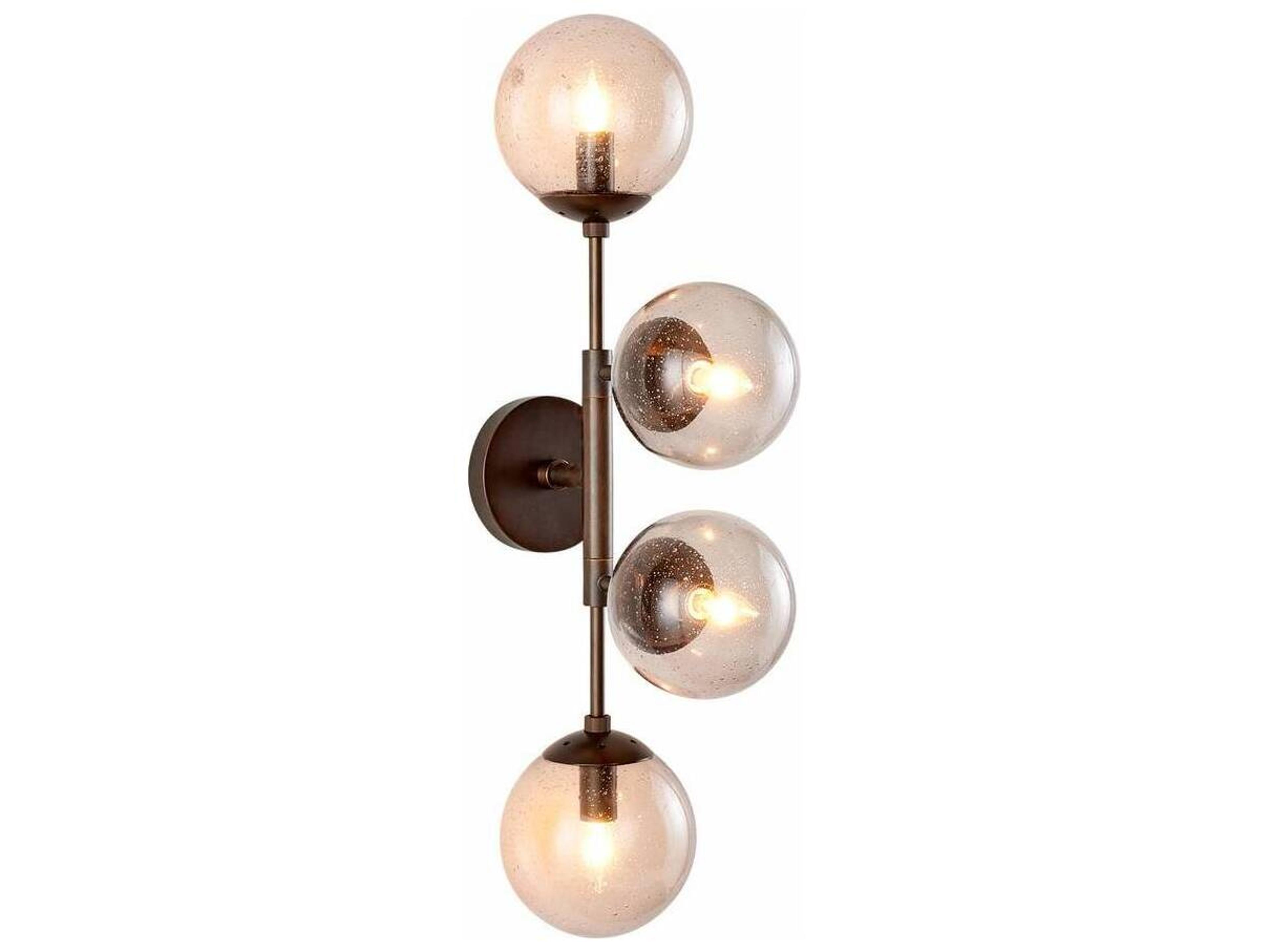 Arteriors Home Christelle 4-Light Smoke English Bronze Wall Sconce