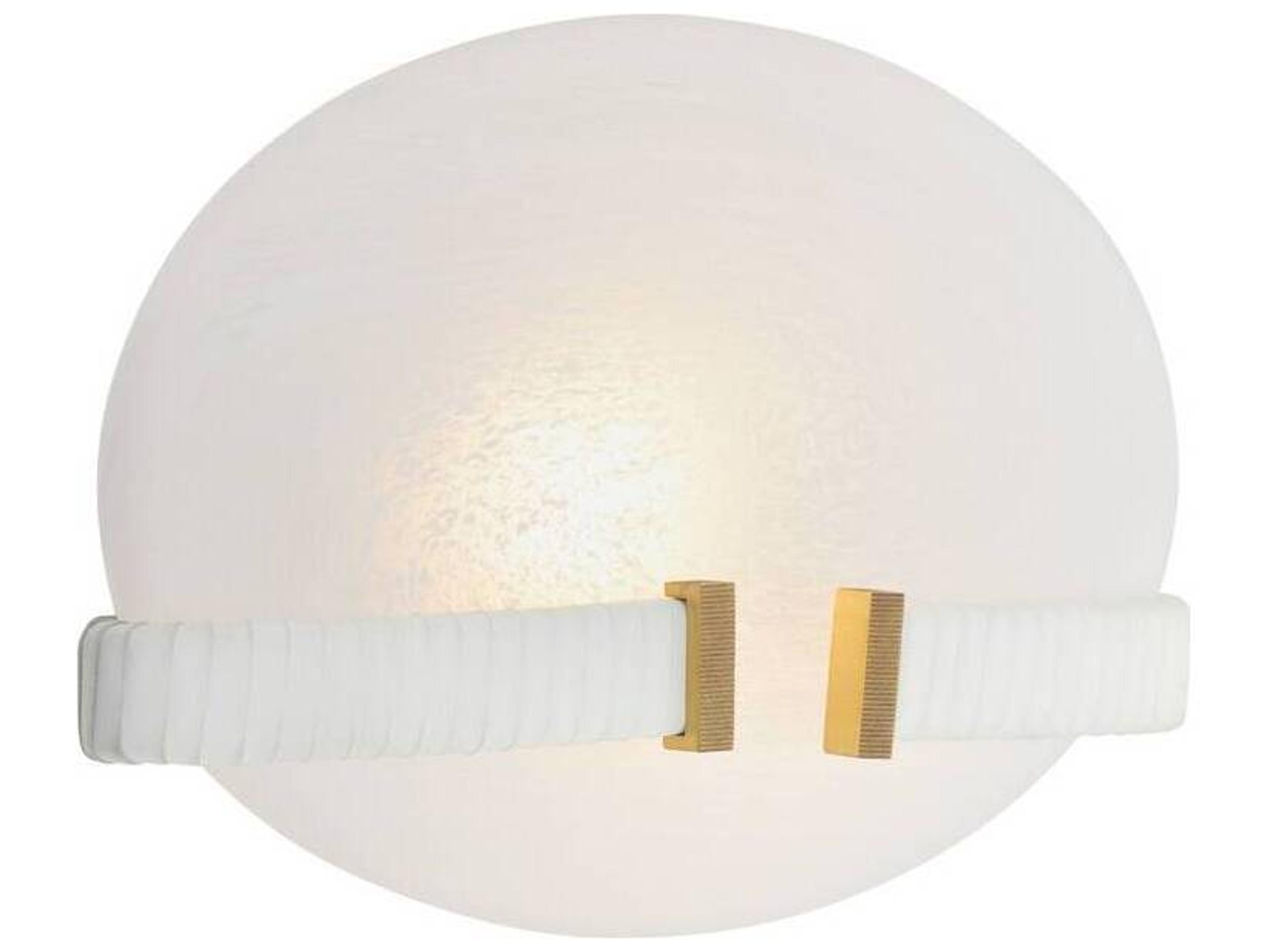 Arteriors Home Fresno 1-Light Swirl White Wall Sconce