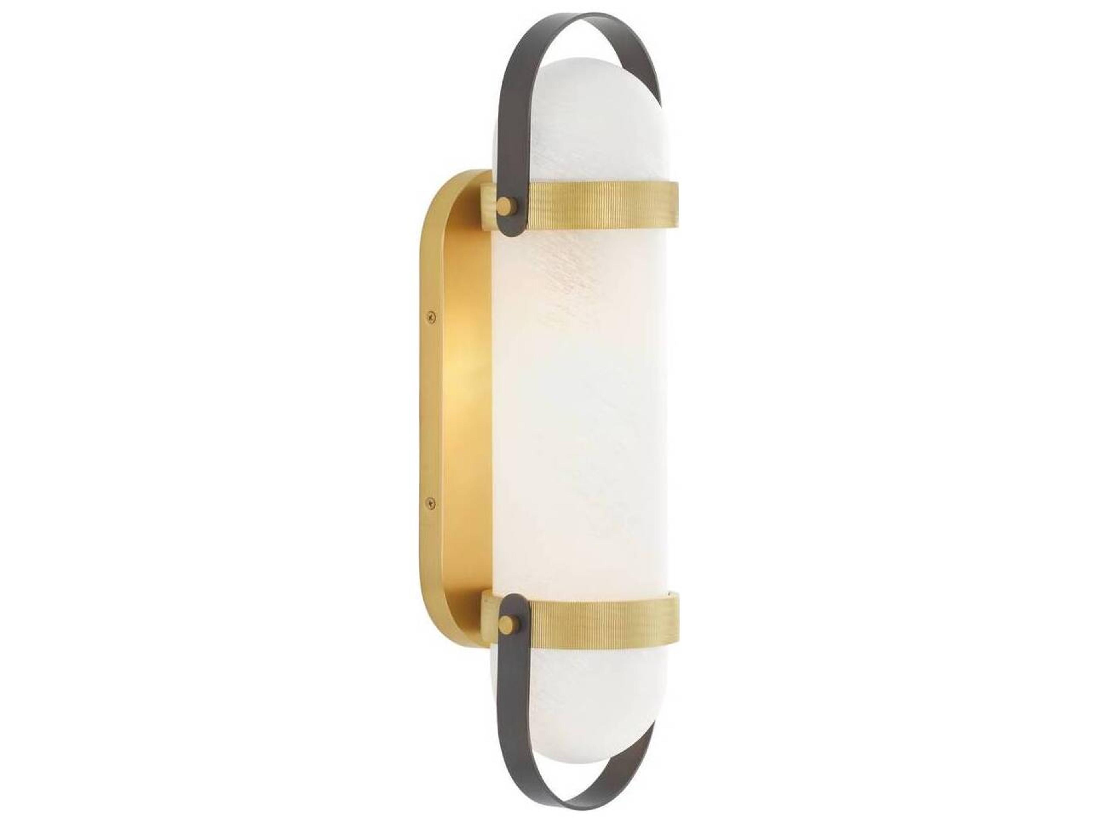 Arteriors Home Flemming 1-Light Swirl Antique Brass Wall Sconce