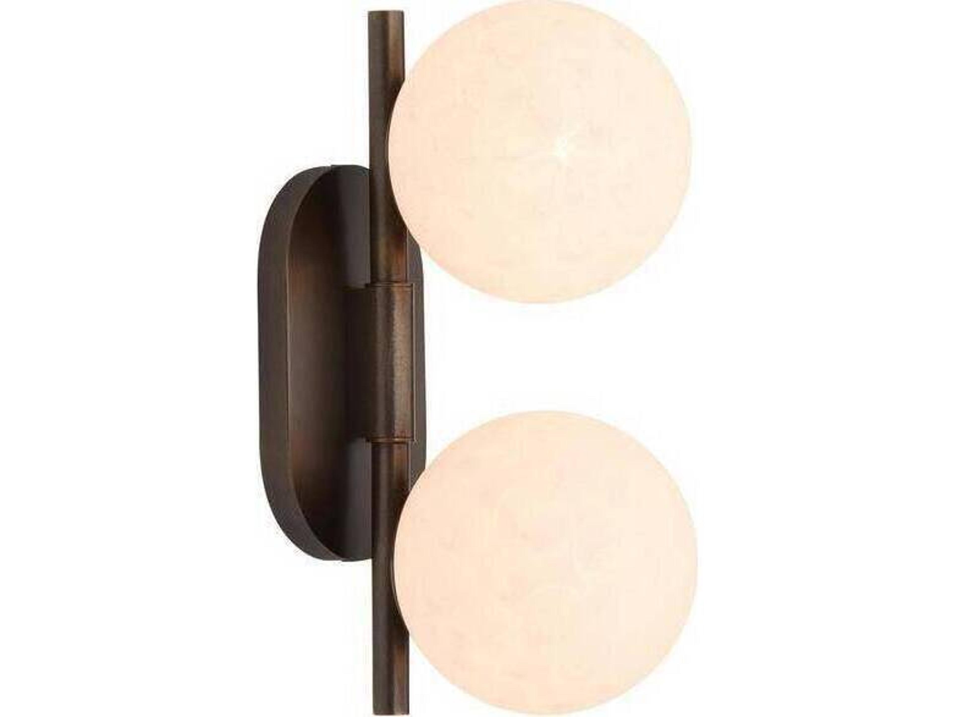 Arteriors Home Julie Arteriors Home 2-Light English Bronze Black Wall Sconce