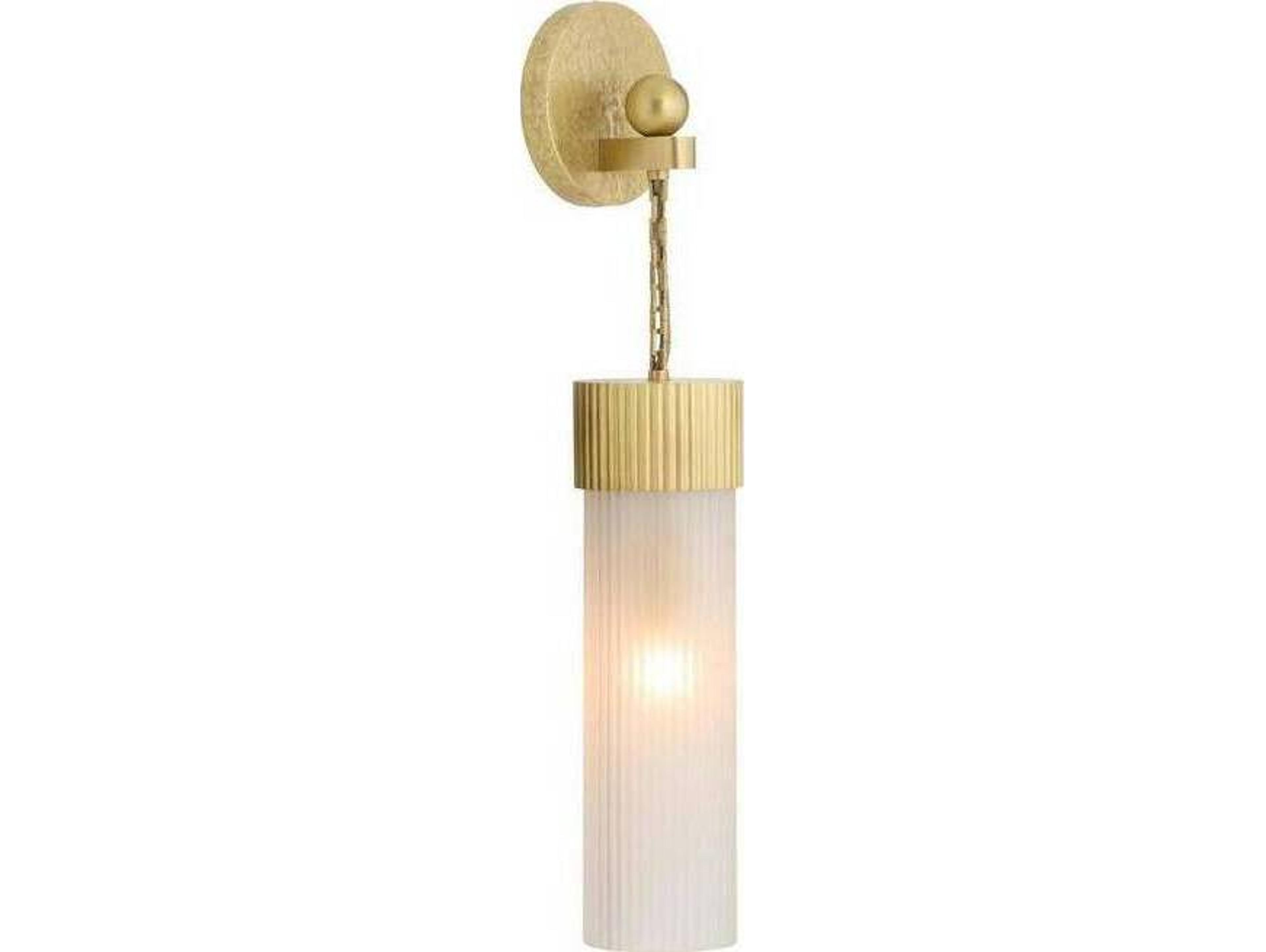 Arteriors Home Jayce 1-Light Antique Brass Gold Wall Sconce