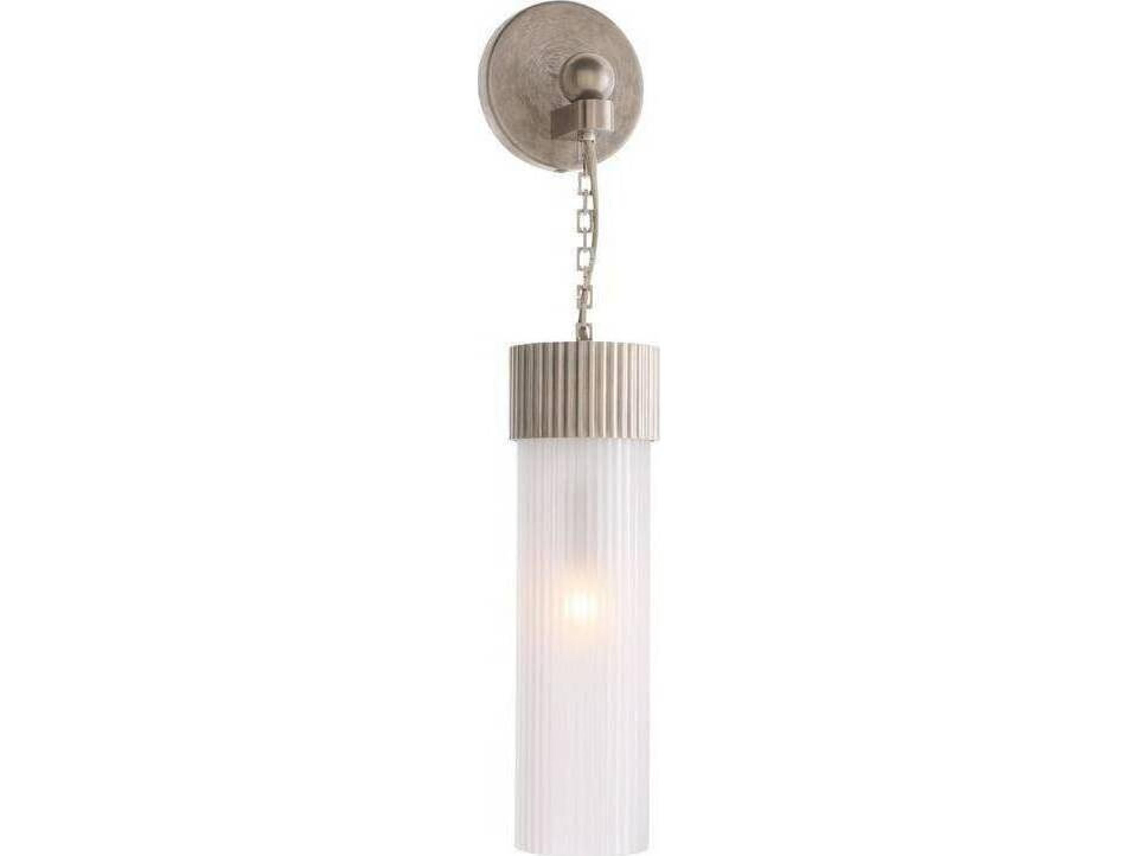 Jayce 1-Light Vintage Silver Steel Wall Sconce