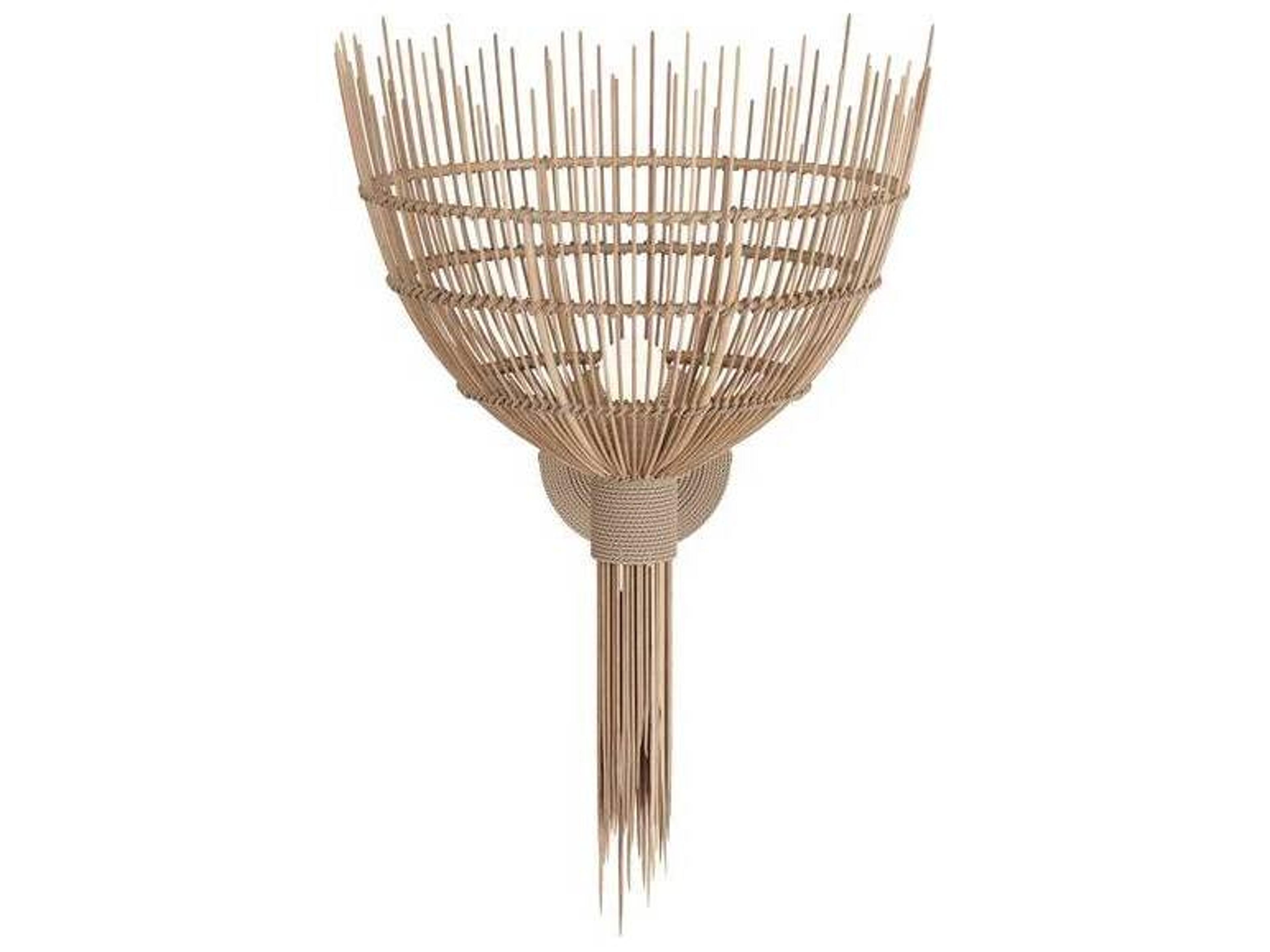 Arteriors Home Abitha 1-Light Natural Brown Wall Sconce