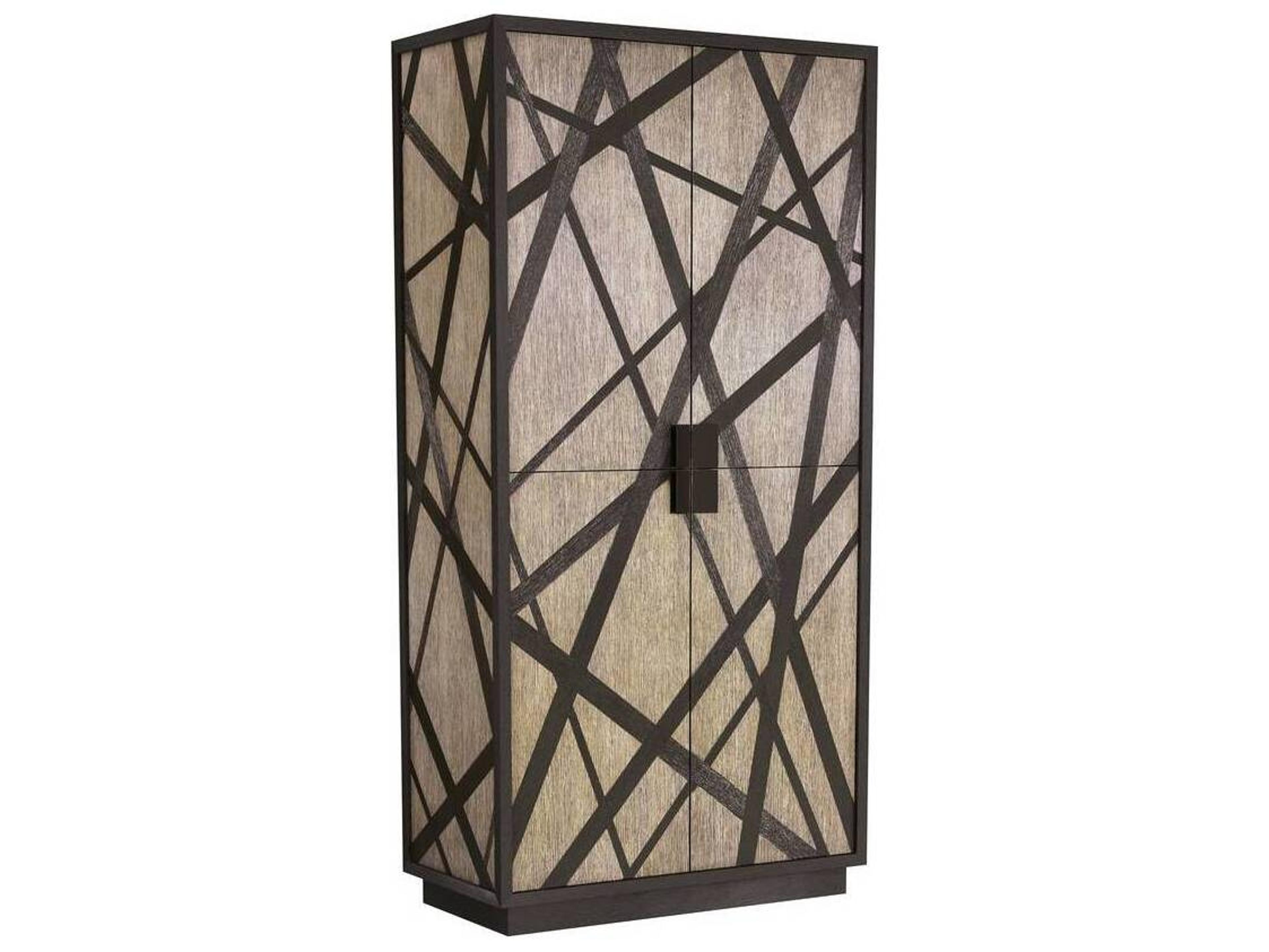 Arteriors Home Trescott Affogato Ebony Black Oak Wood Accent Chest