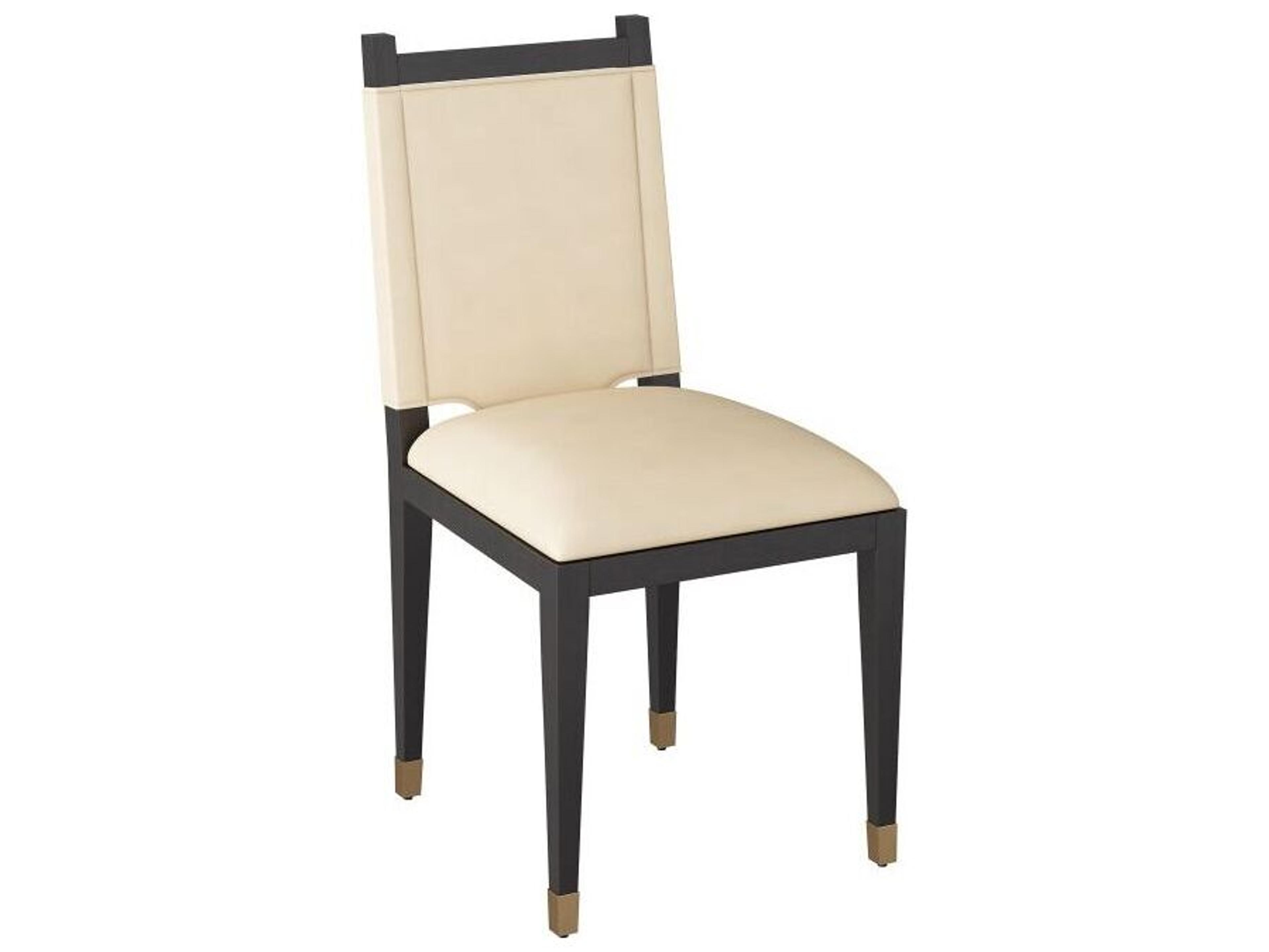 Arteriors Home Burdock Beech Wood Beige Upholstered Armless Dining Chair