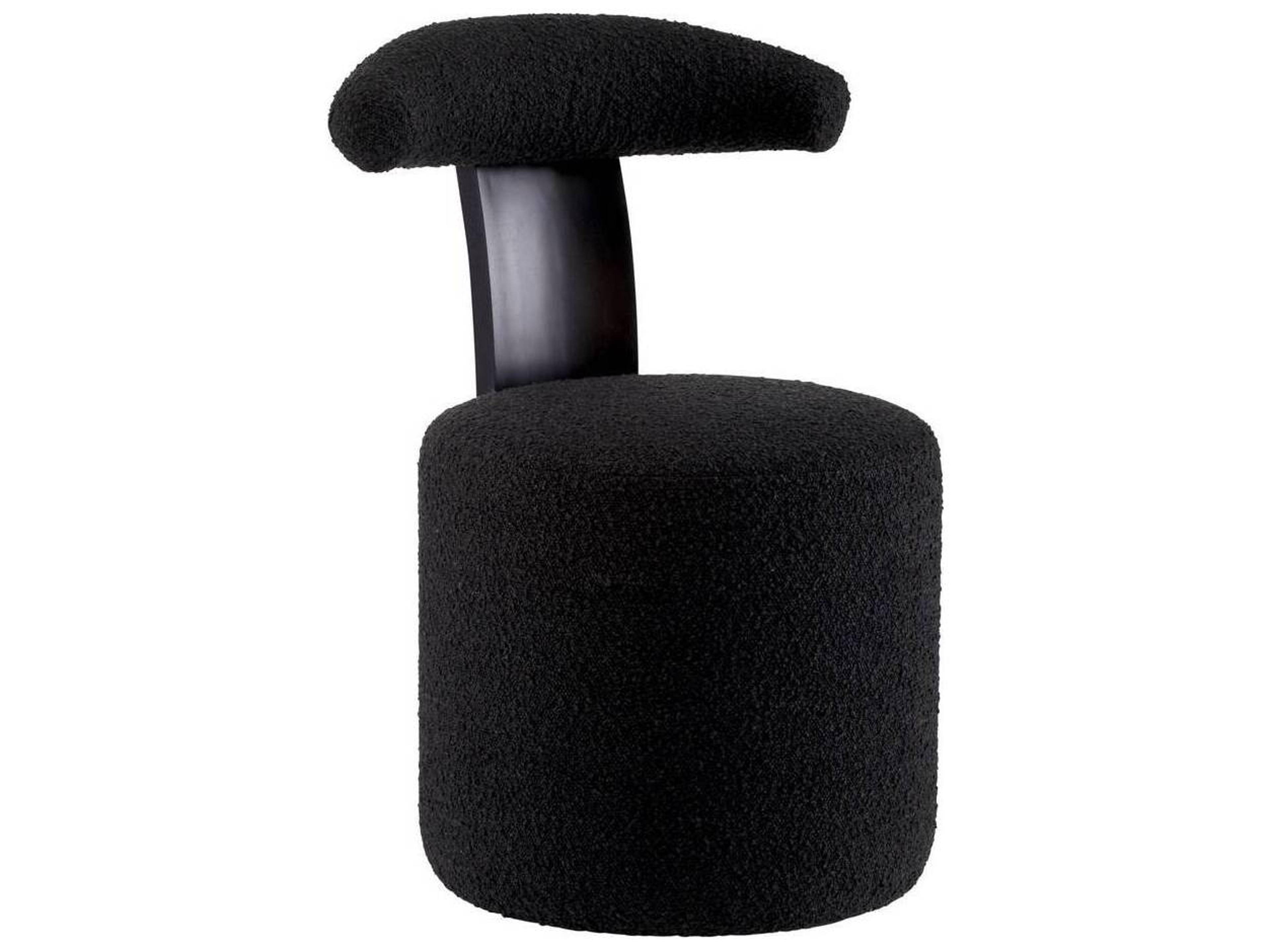 Arteriors Home Rolling Black Accent Chair Ginni