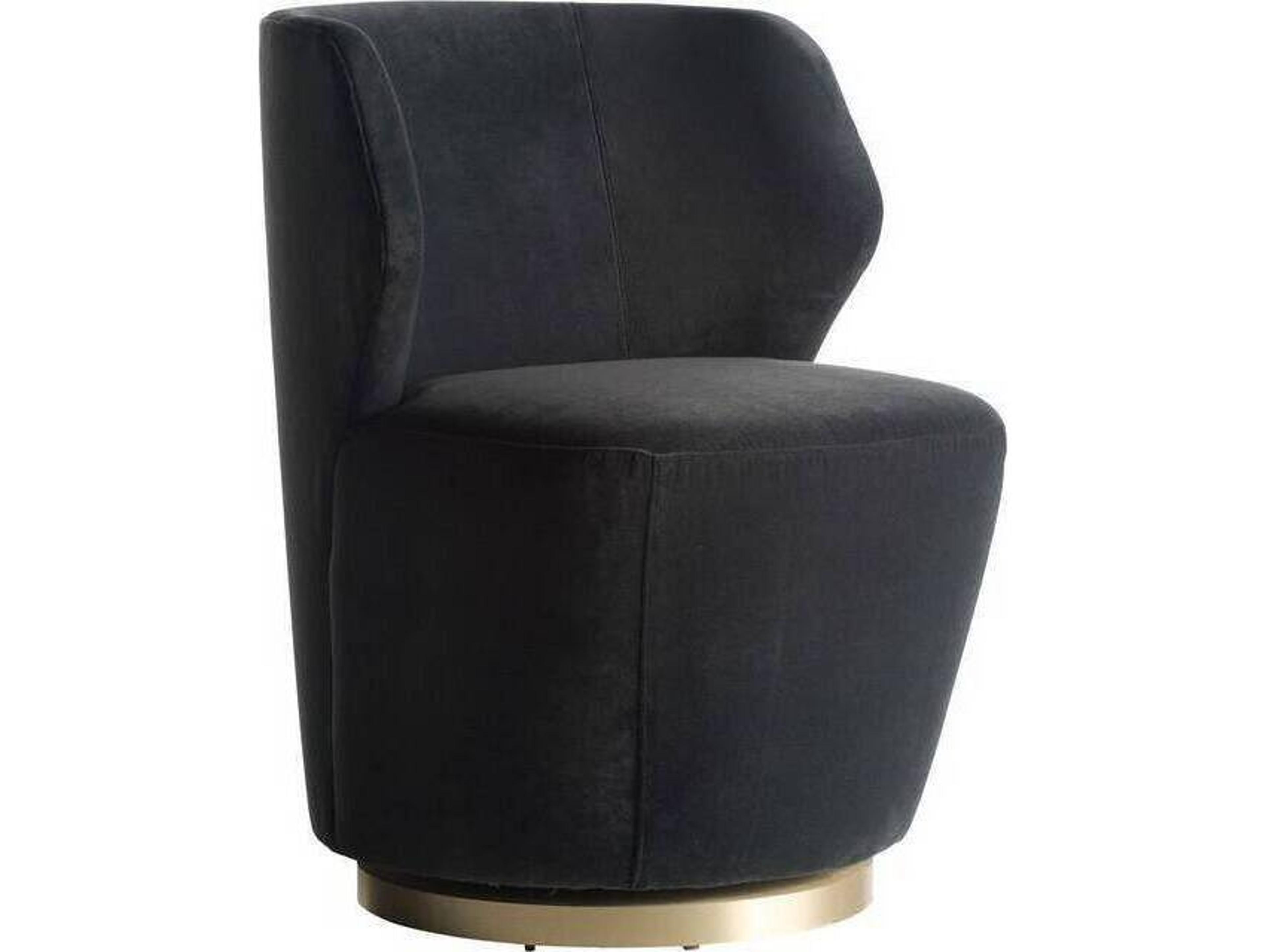 Arteriors Home Poppy Swivel Gray Accent Chair