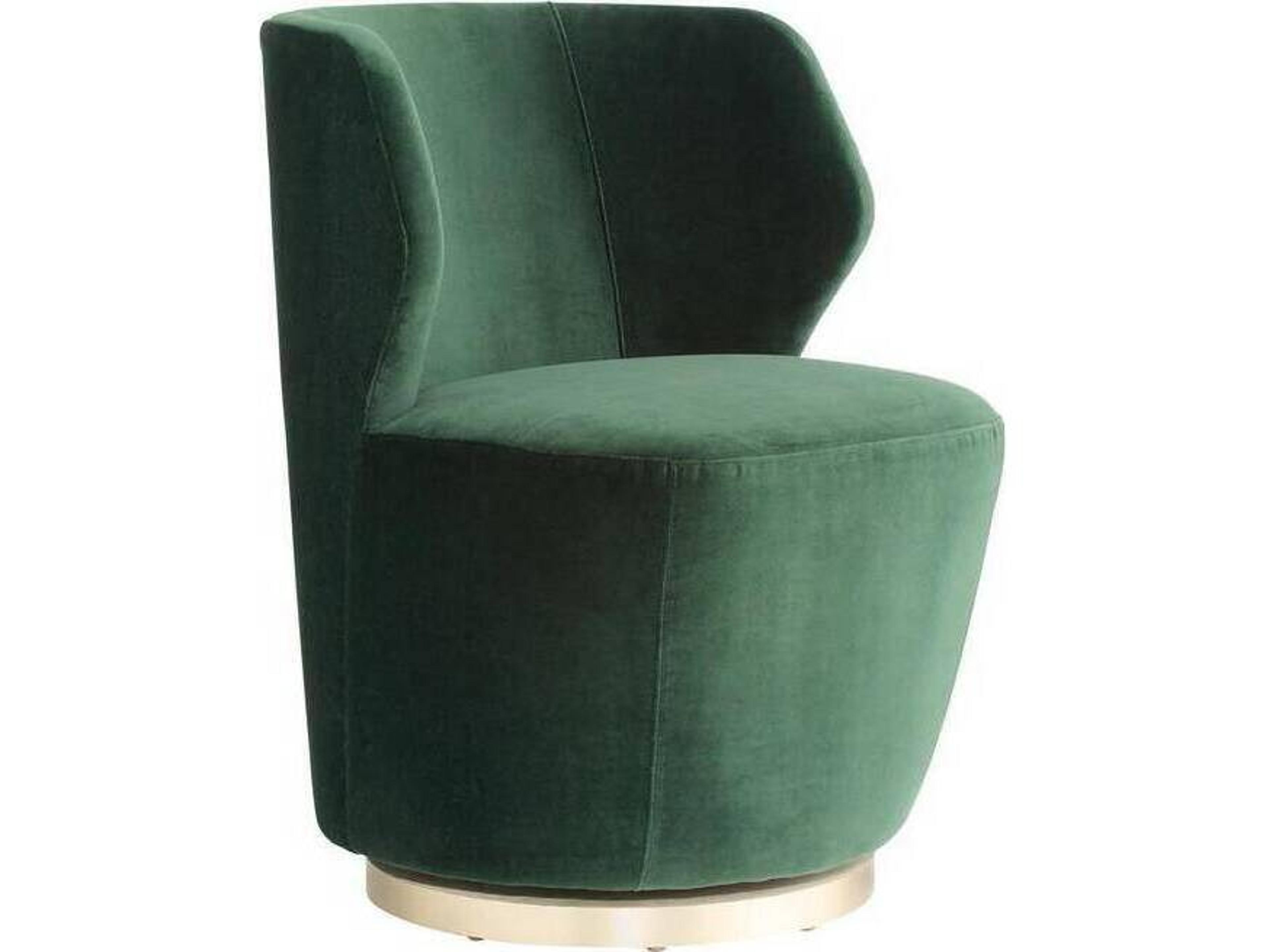 Arteriors Home Poppy Swivel Green Accent Chair