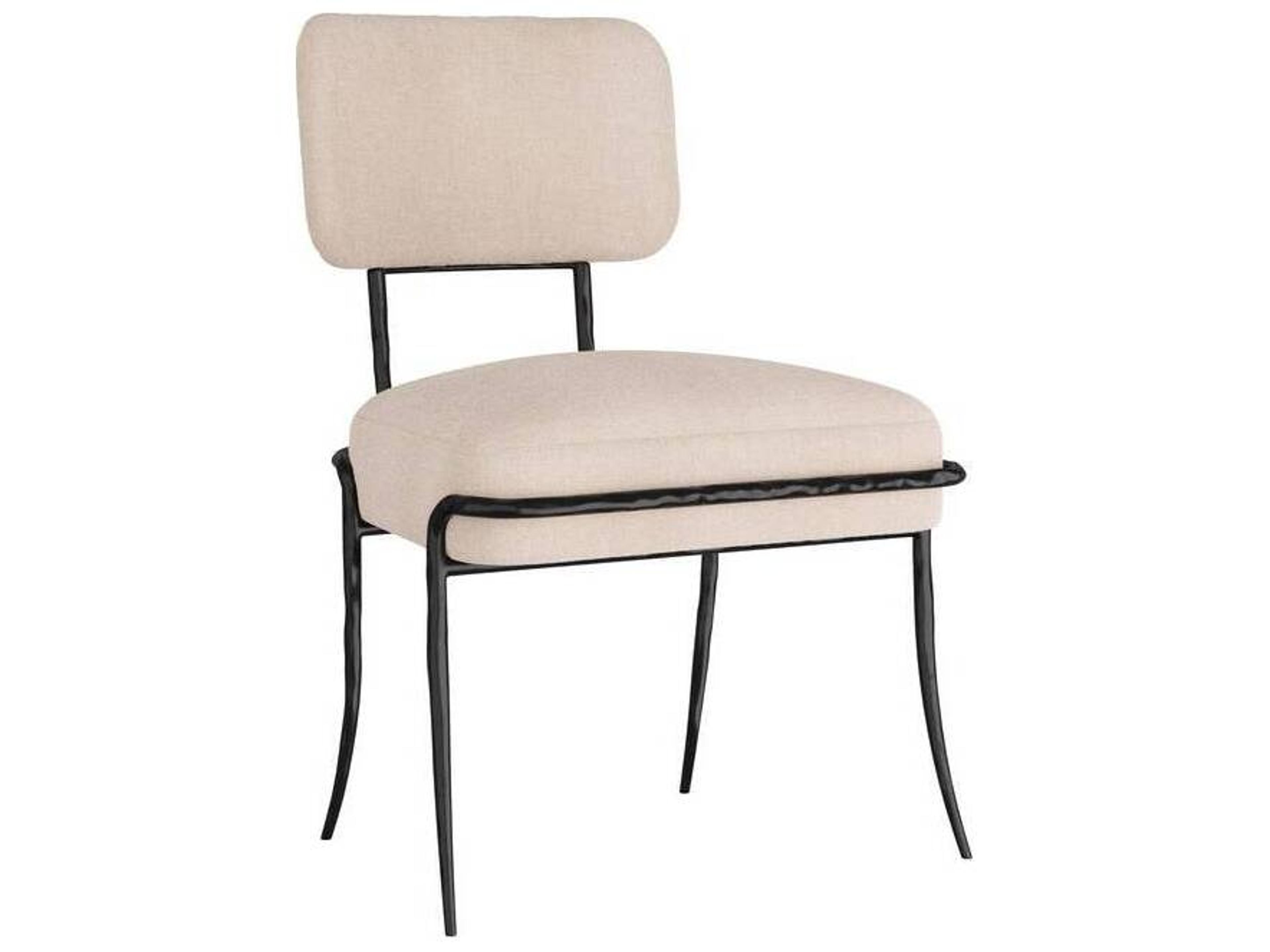 Arteriors Home Mosquito Beige Upholstered Armless Dining Chair