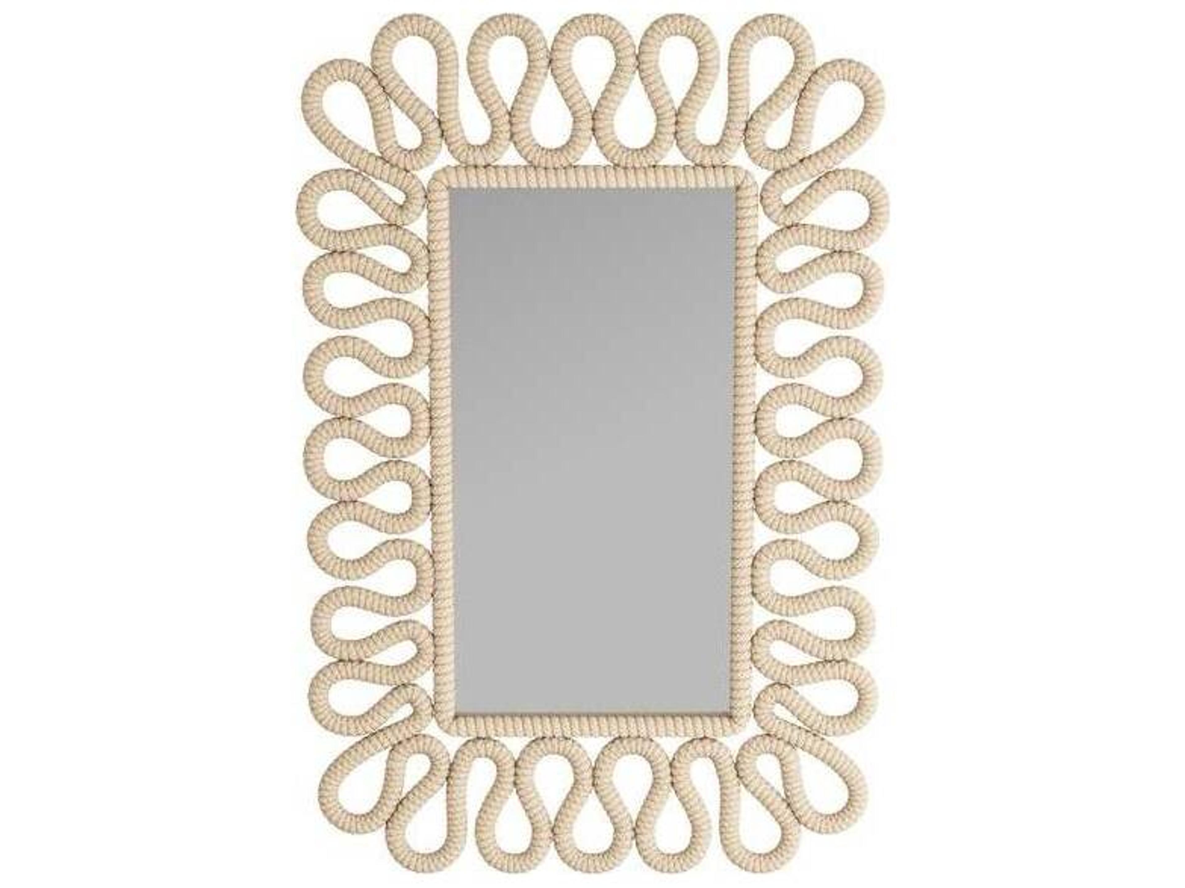 Arteriors Home Ivory Plain Wall Mirror Rectangular