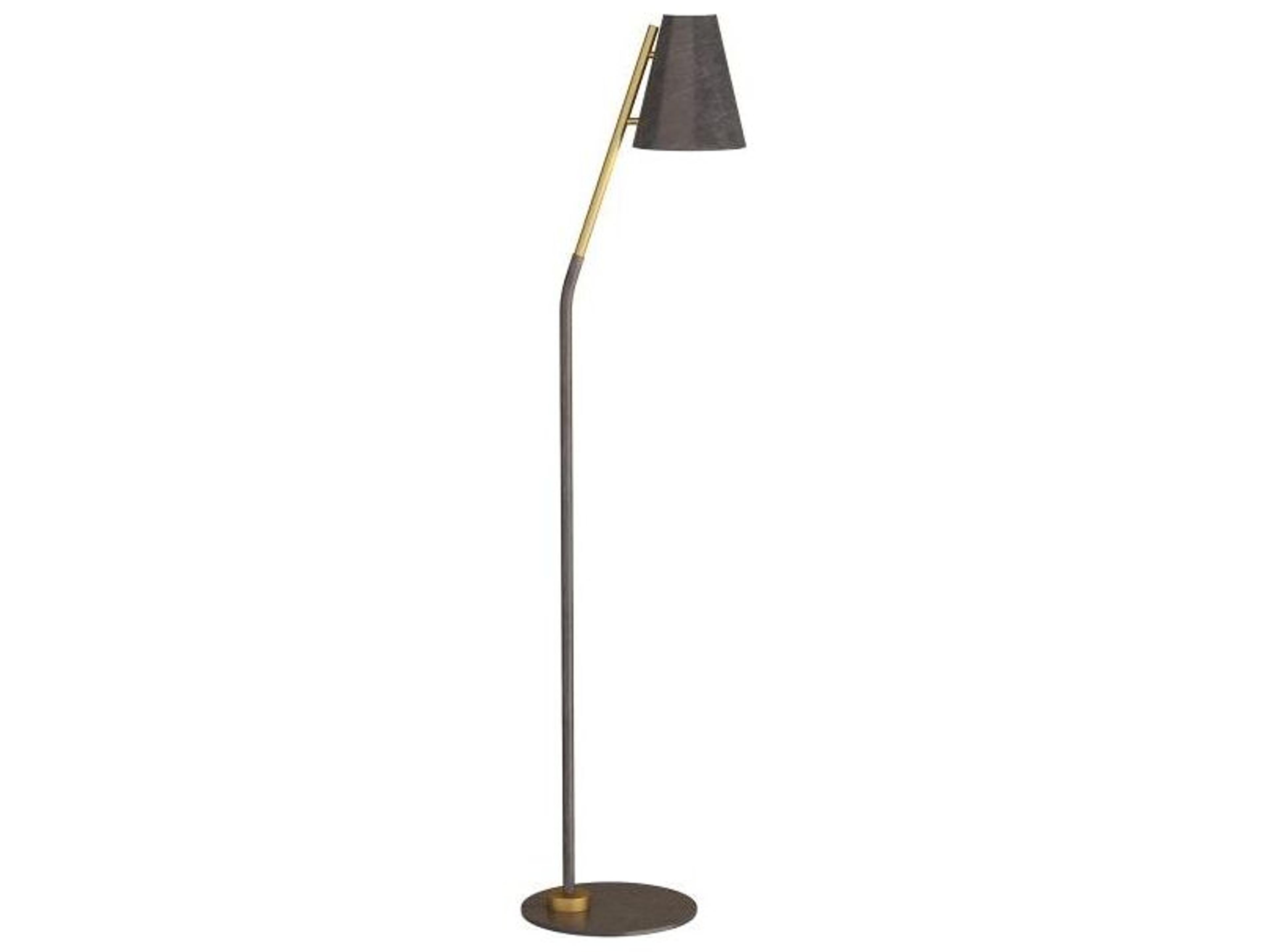 Arteriors Home Zealand English Bronze Antique Brass Floor Lamp