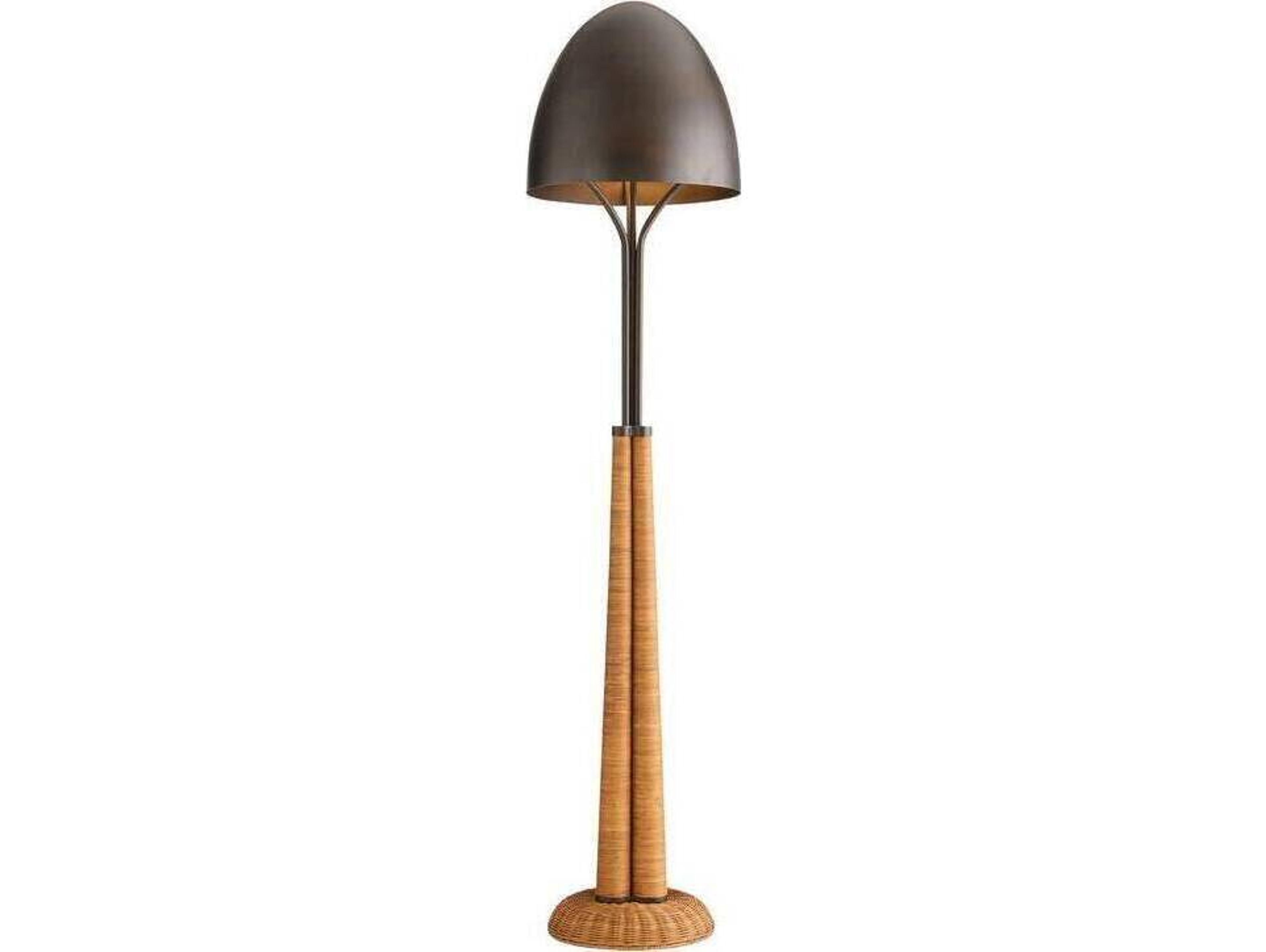 Arteriors Home Italia Arteriors Home Natural English Bronze Black Floor Lamp