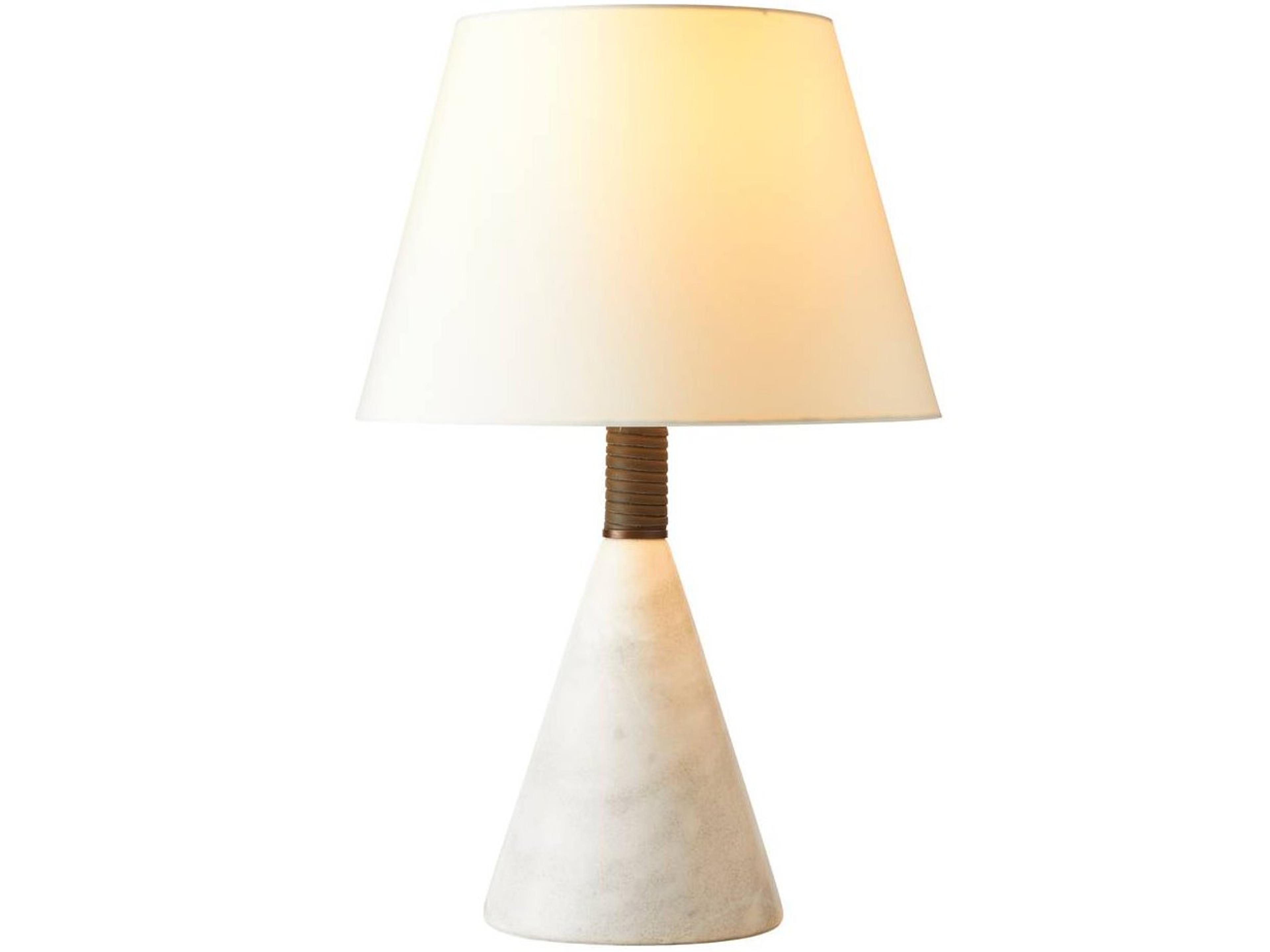 Arteriors Home Everly White Graphite Buffet Lamp