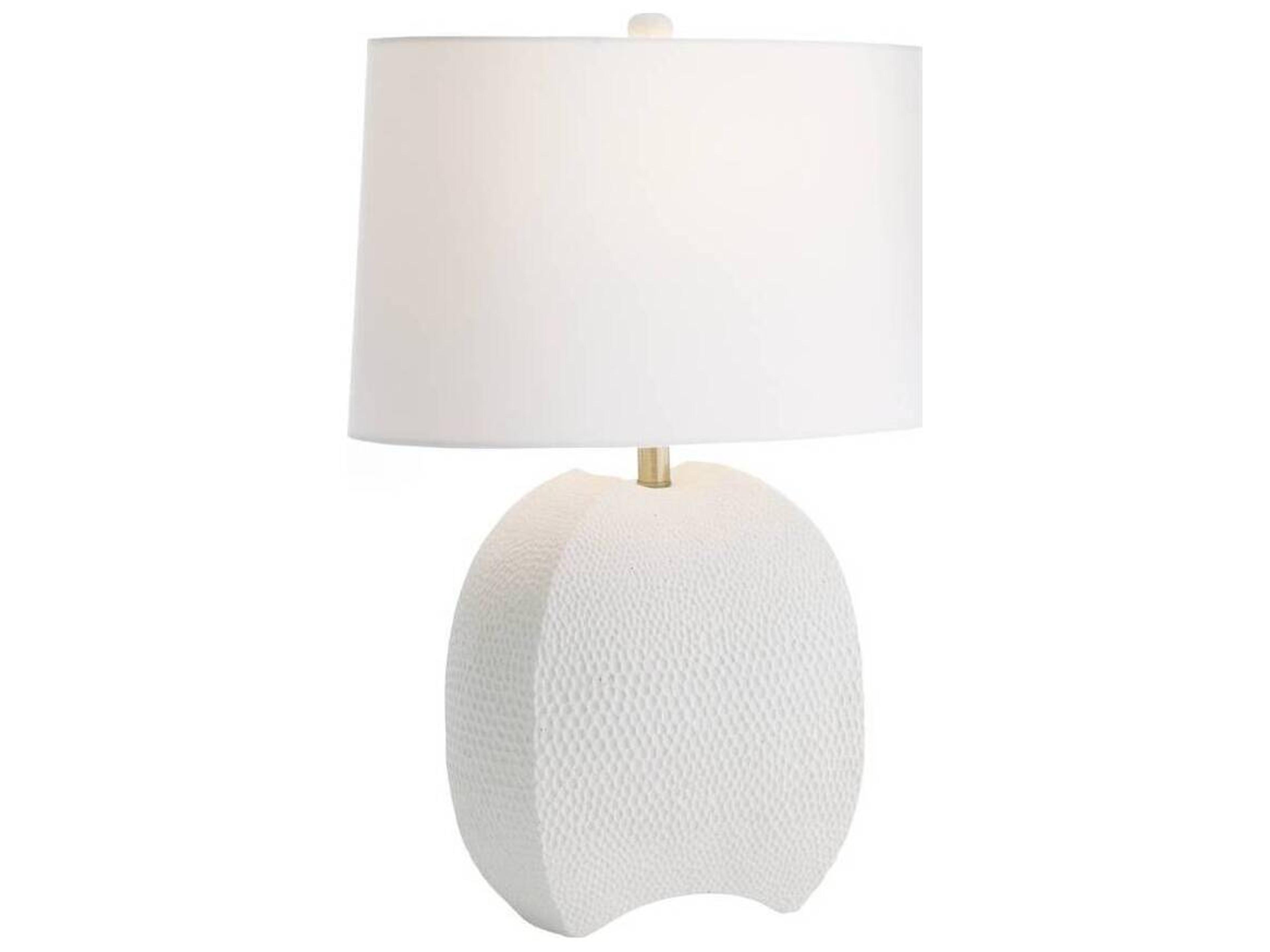 Arteriors Home Fairbanks White Antique Brass Buffet Lamp