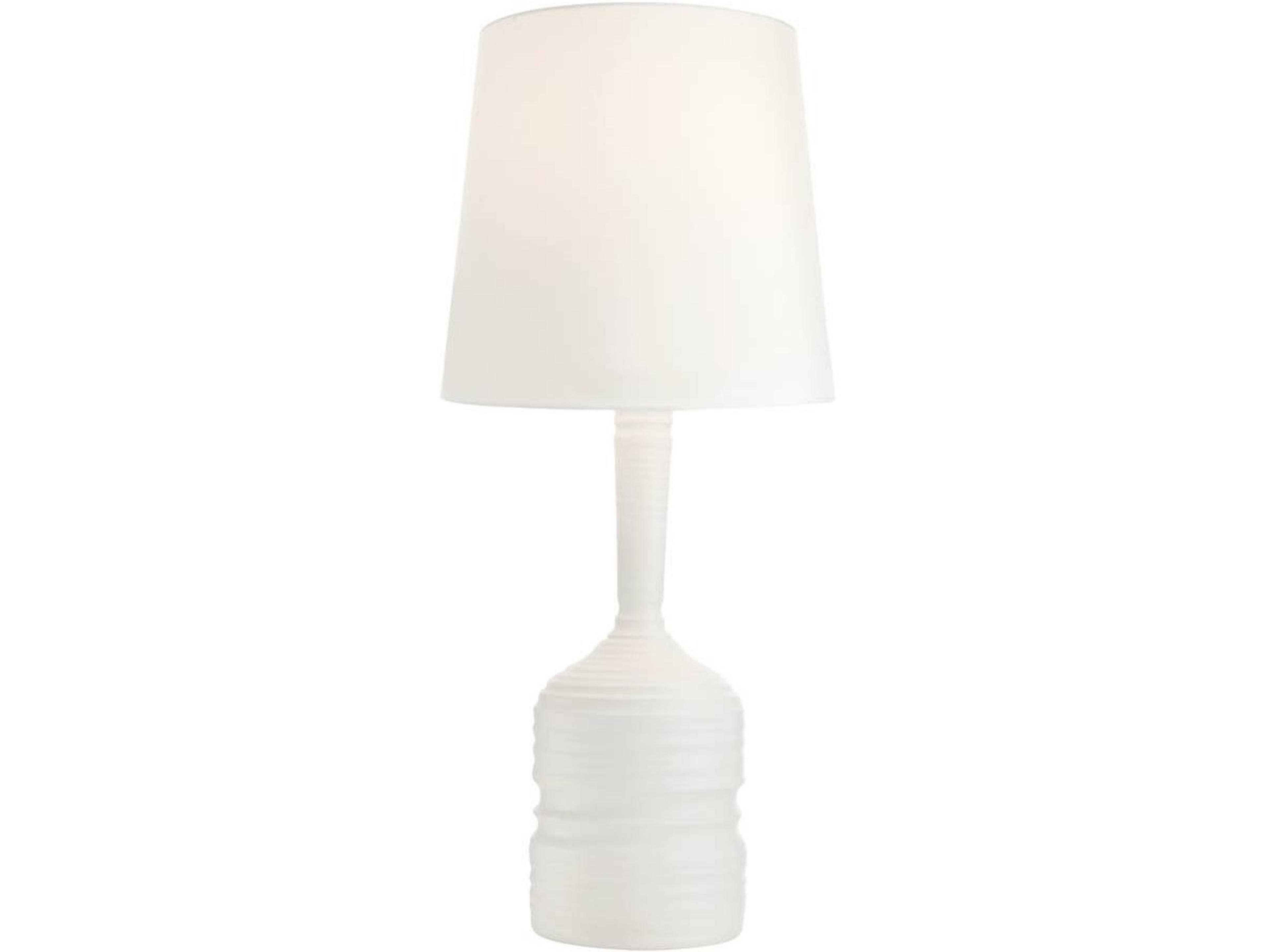 Arteriors Home Fontana White Antique Brass Buffet Lamp