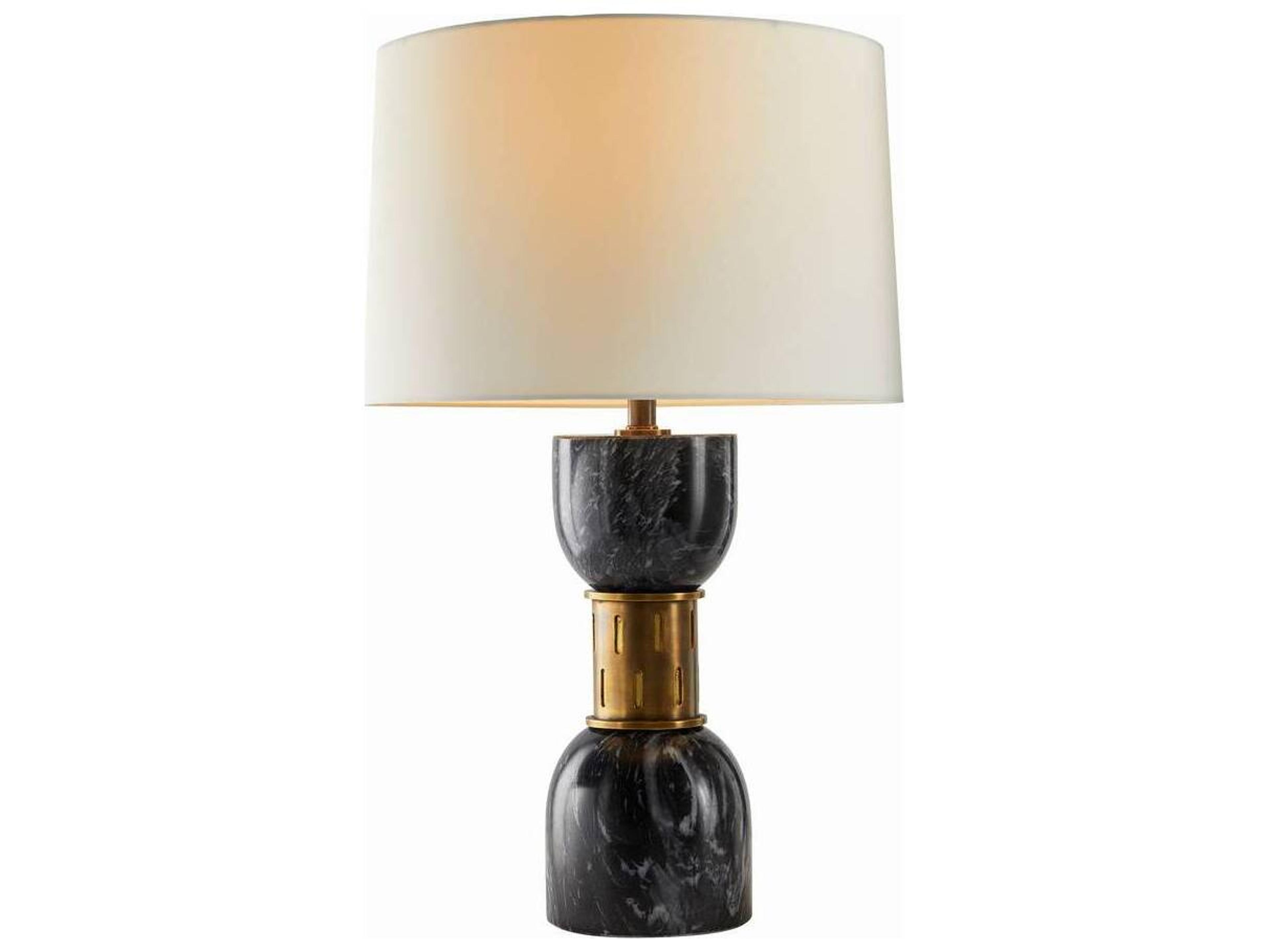 Arteriors Home Dalton Black Antique Brass Buffet Lamp