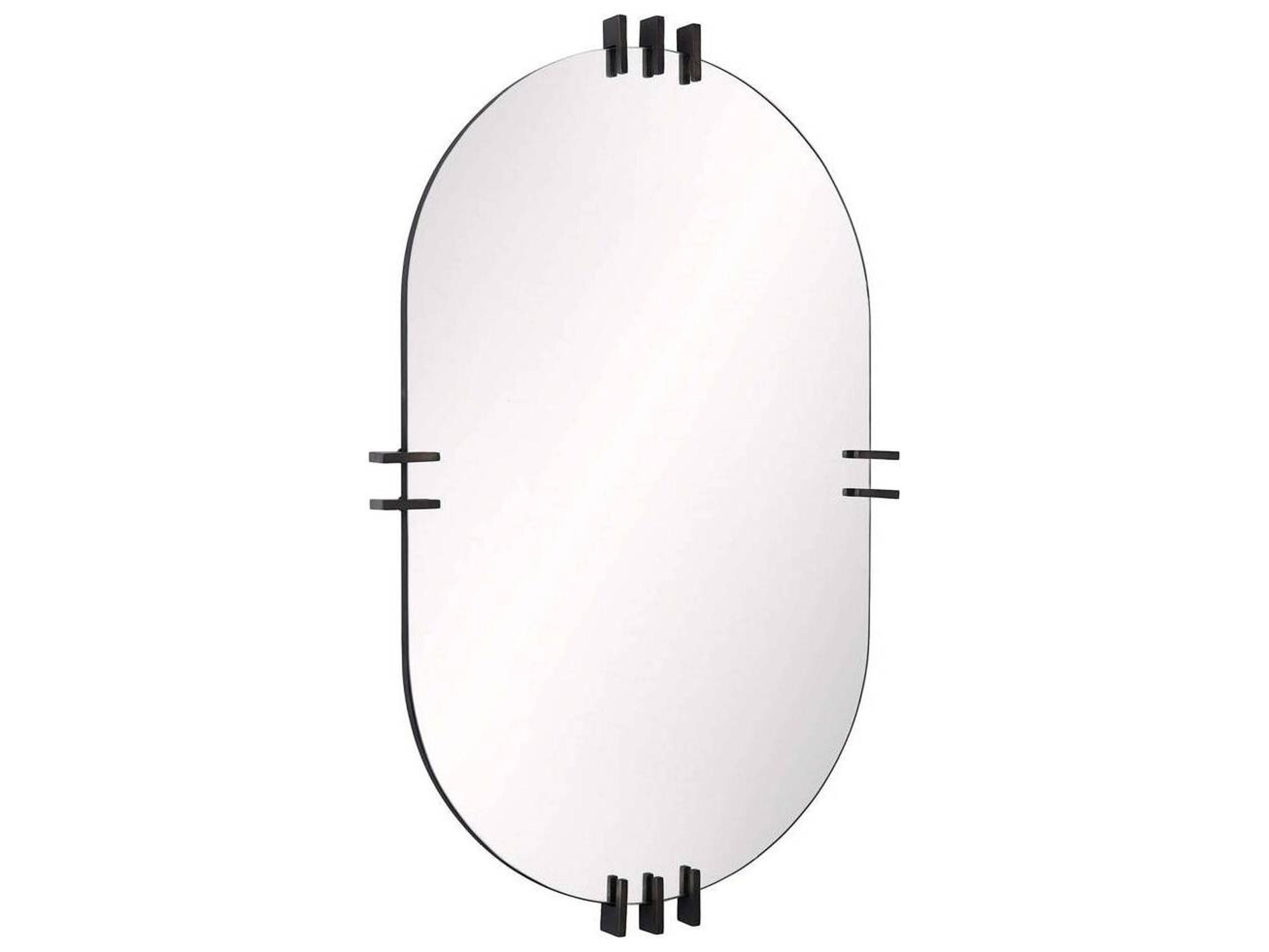 Arteriors Home Bronze Plain Wall Mirror Oval