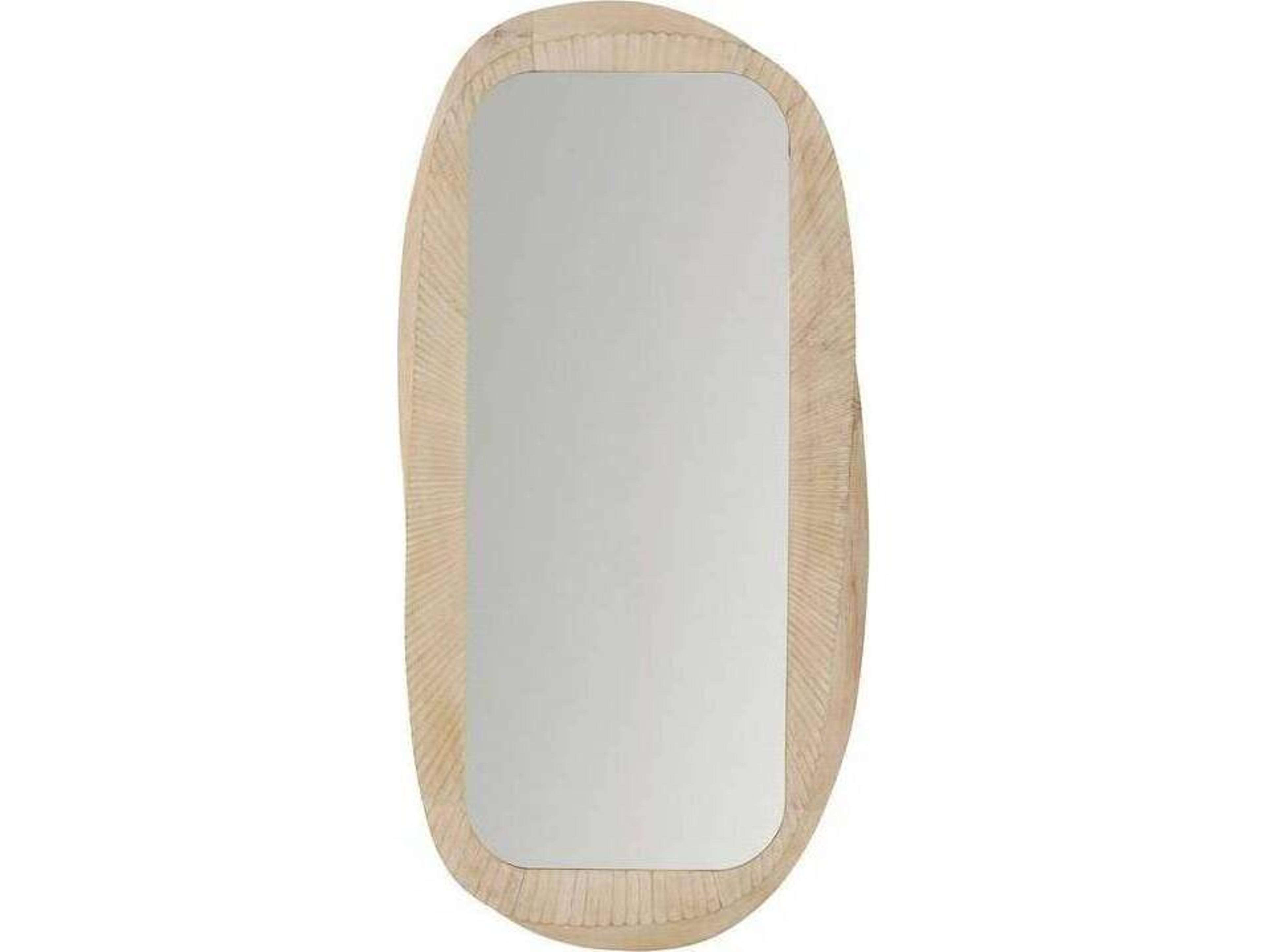Arteriors Home Juni Whitewash Plain Rectangular Floor Mirror