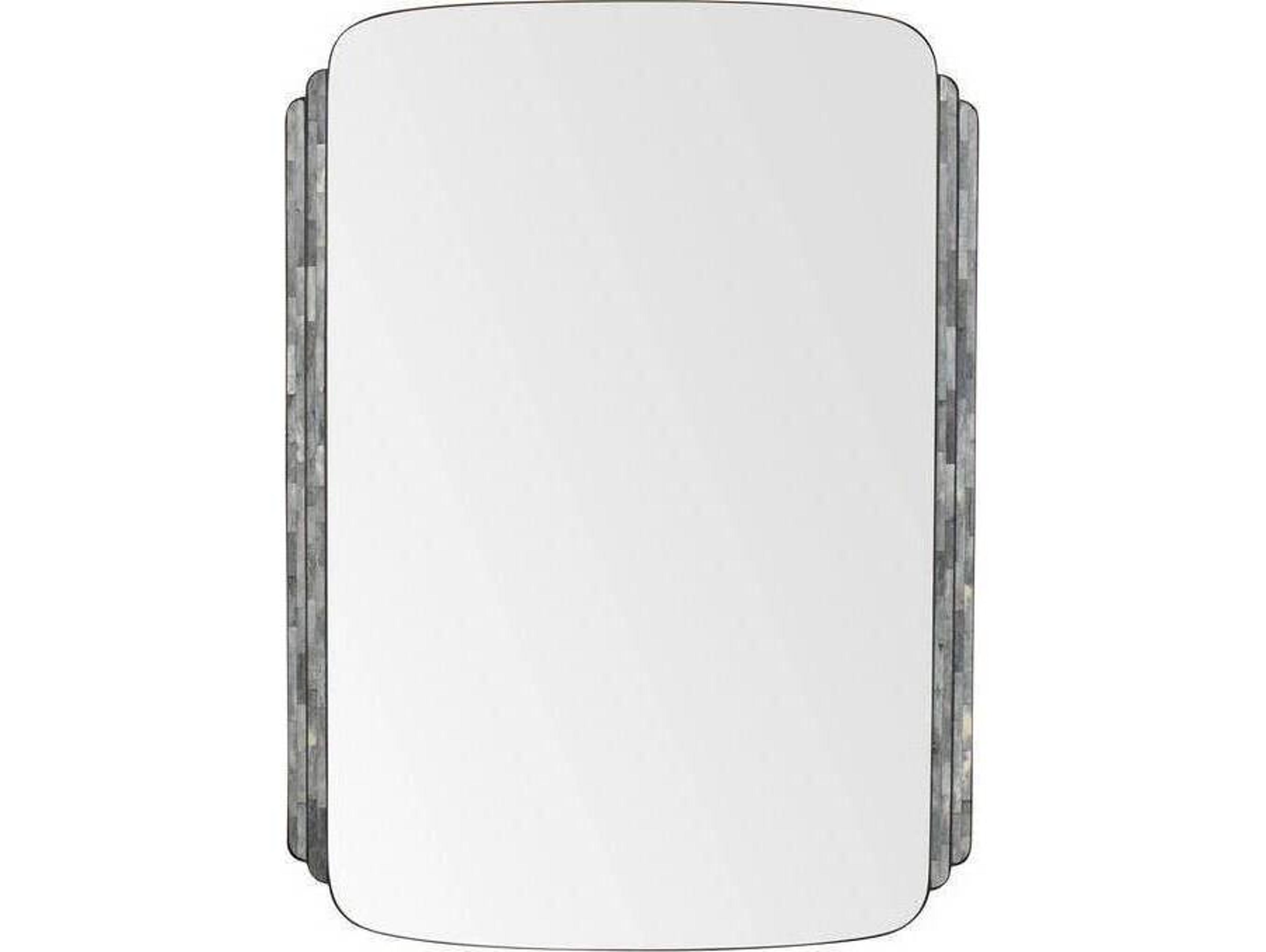 Arteriors Home Iyla Gray Bronze Plain Black Rectangular Wall Mirror