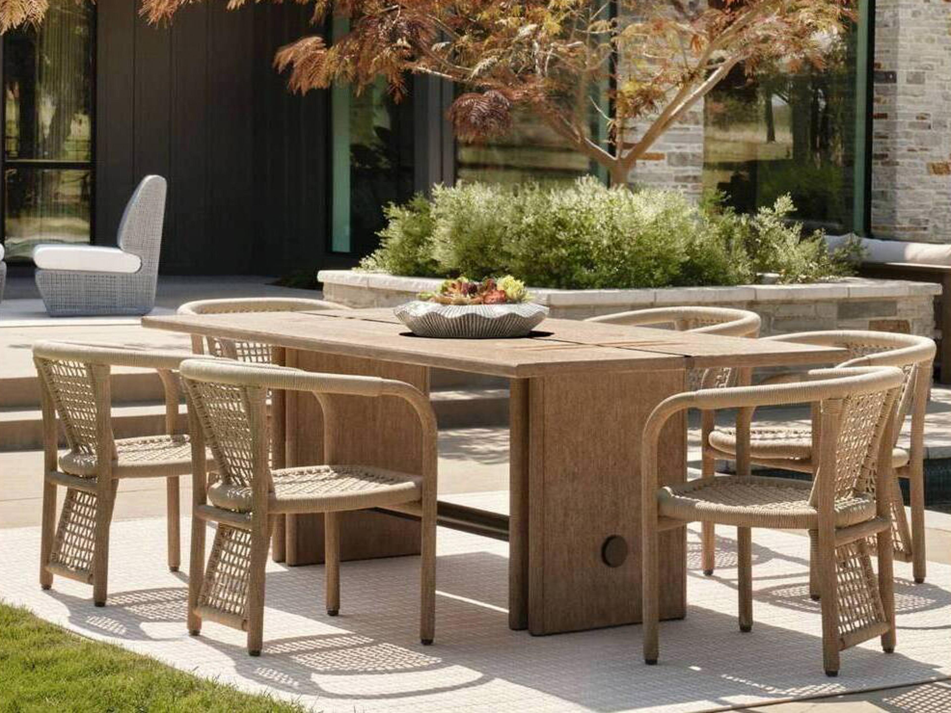 Arteriors Outdoor Dominic Teak Dining Set