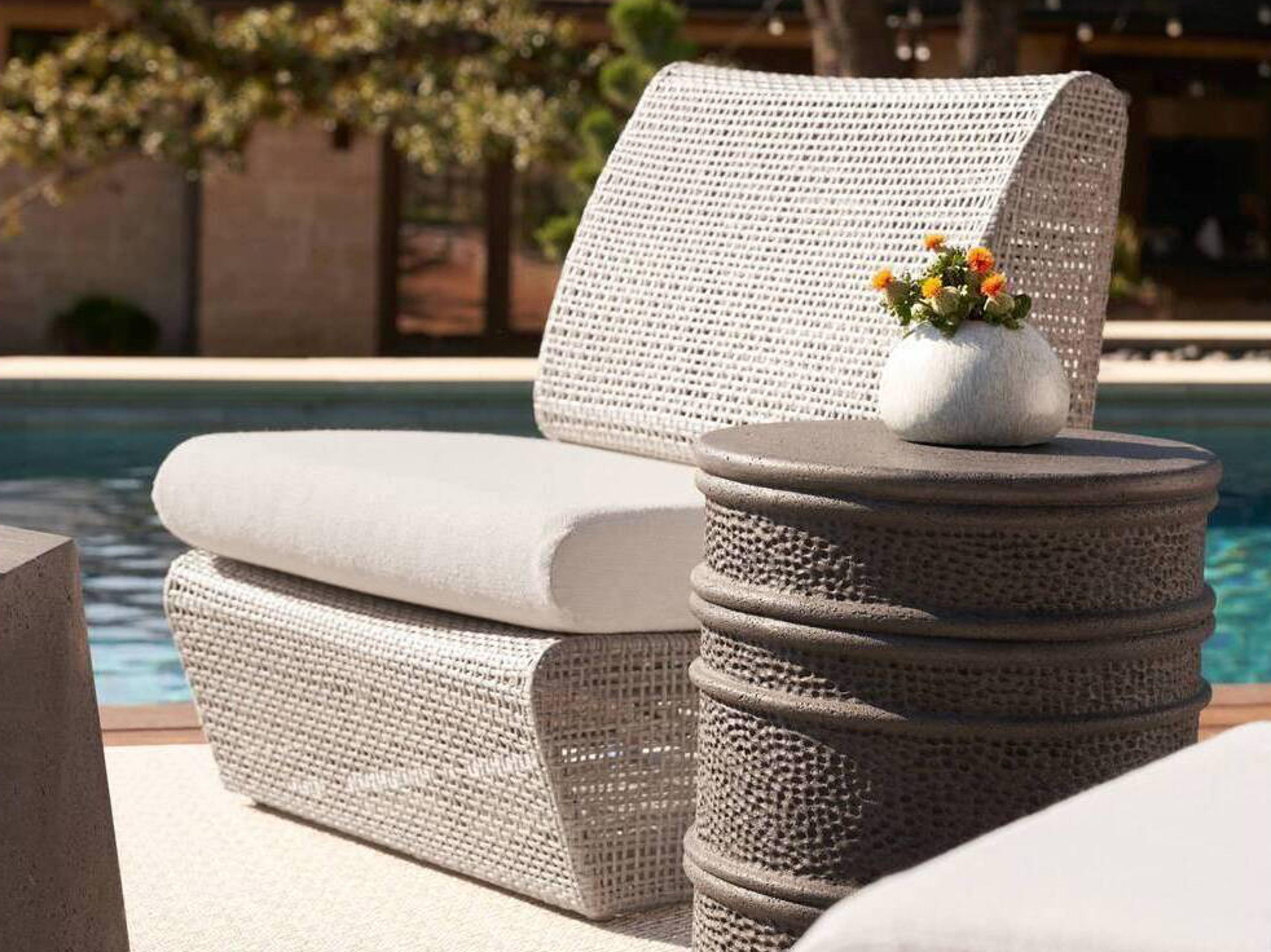 Arteriors Outdoor Dupont Aluminum Cushion Lounge Set