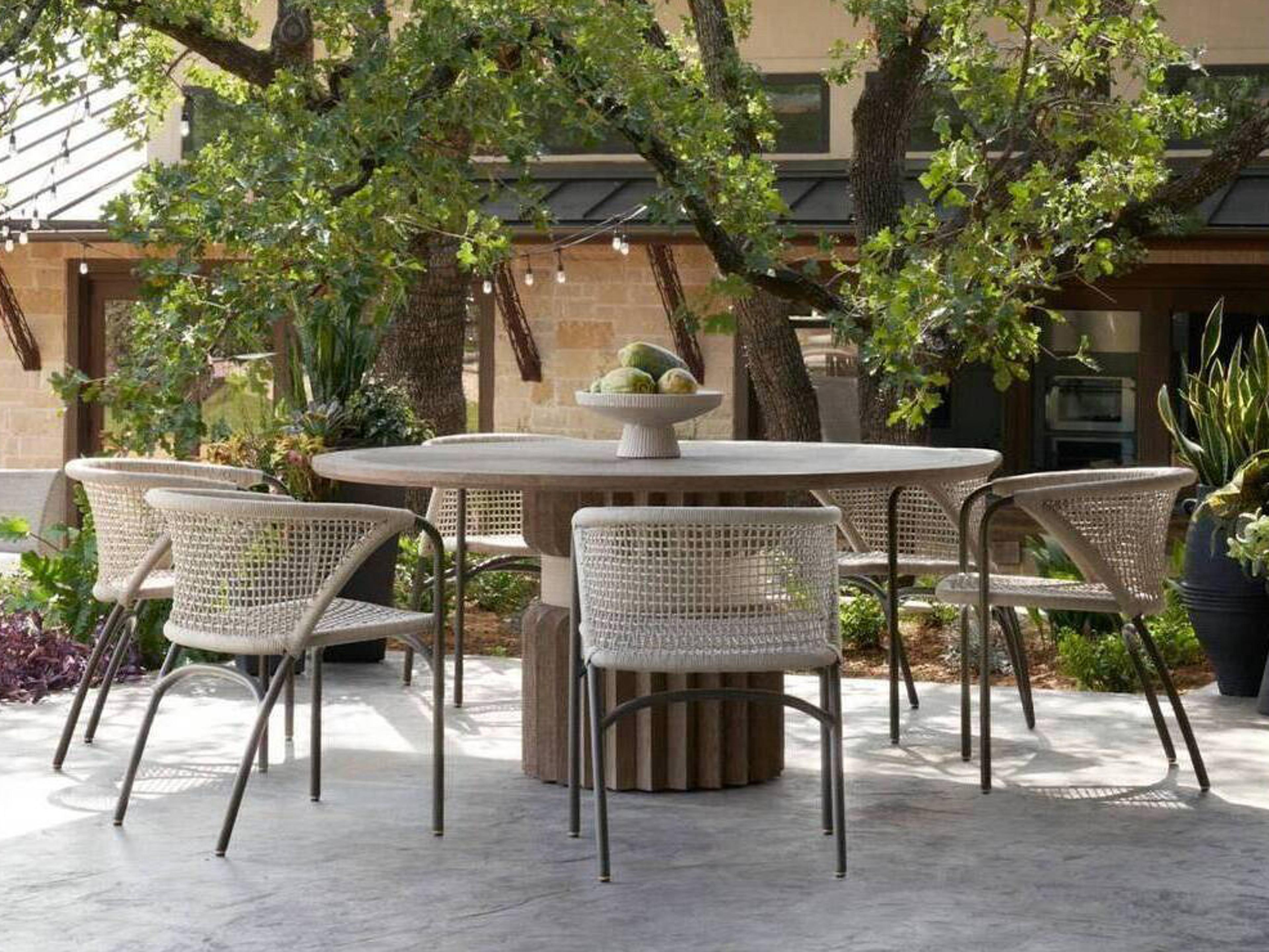 Arteriors Outdoor Echo Teak Dining Set