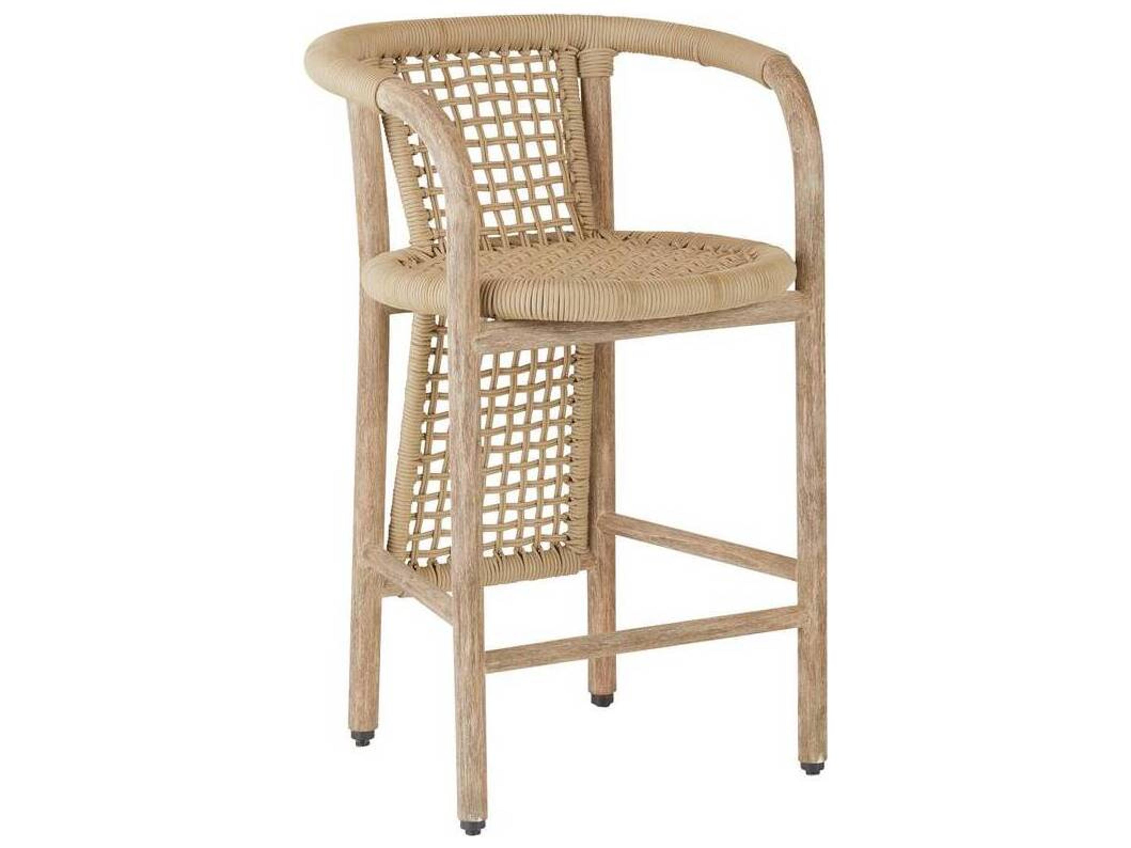 Arteriors Outdoor Chapman Willow Rope Bar Stool
