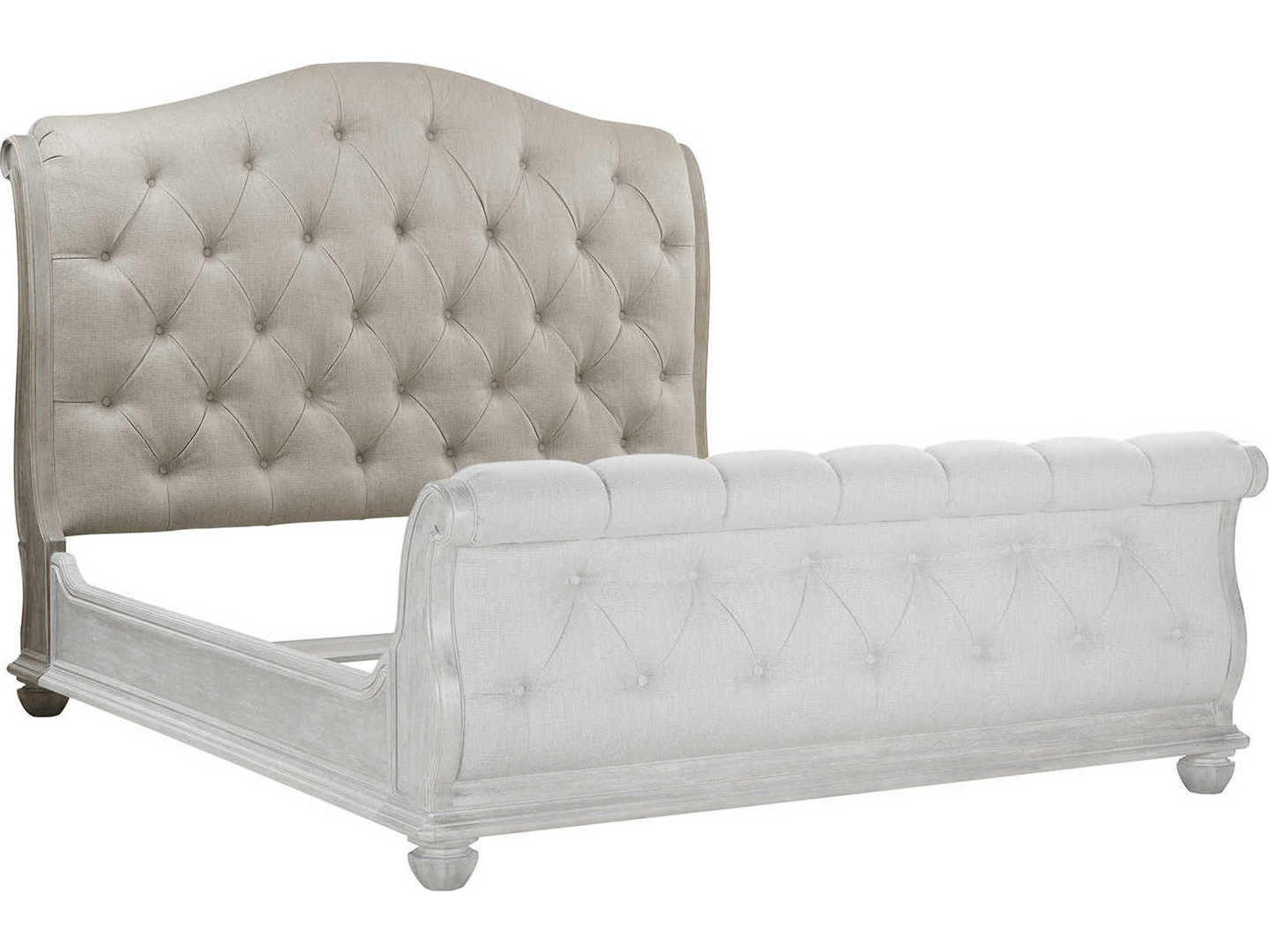 A.R.T. Furniture Summer Creek Shoals Queen Upholstered Tufted Sleigh Headboard