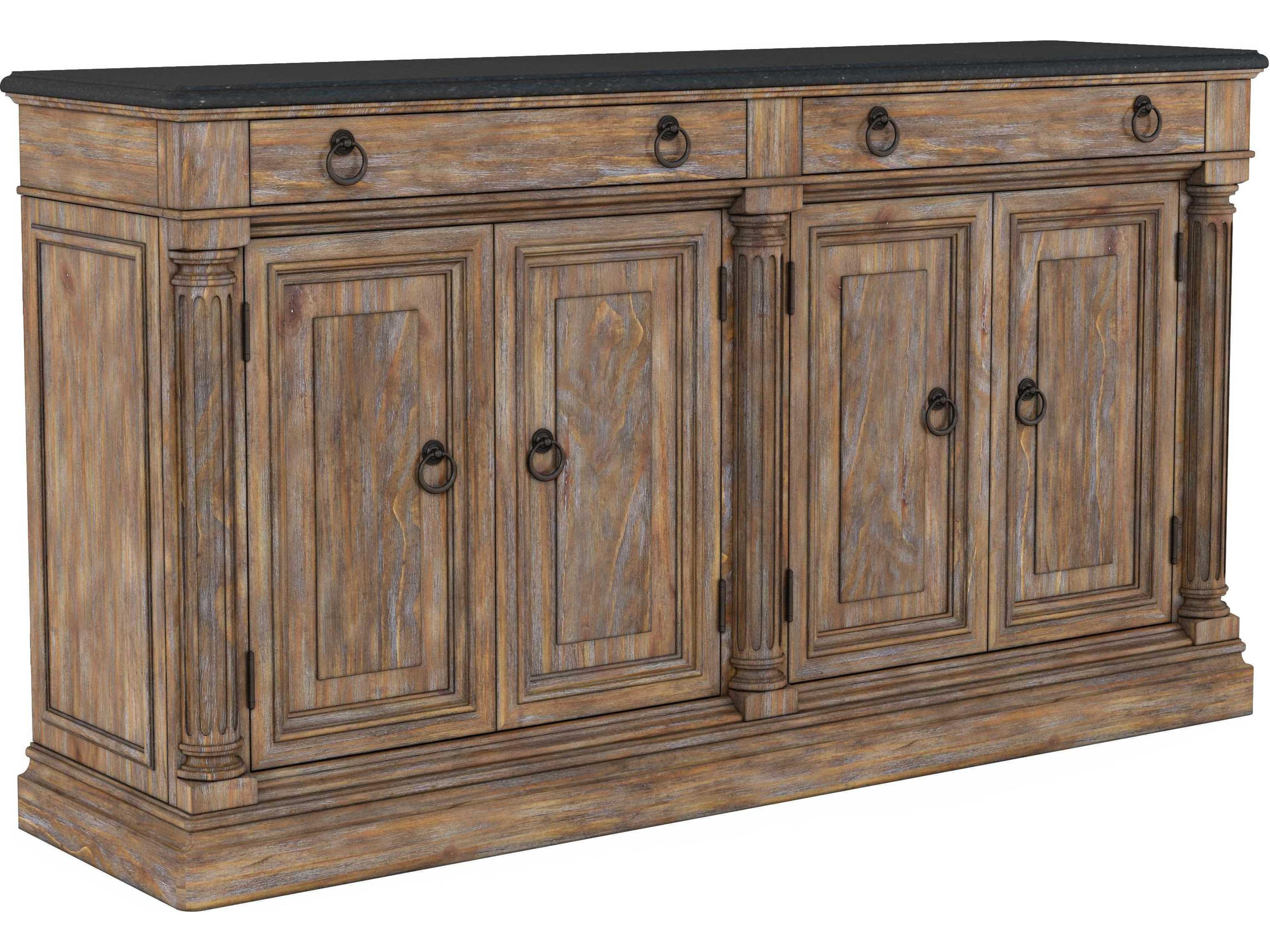 A.R.T. Furniture Architrave 80" Pine Wood Almond Sideboard