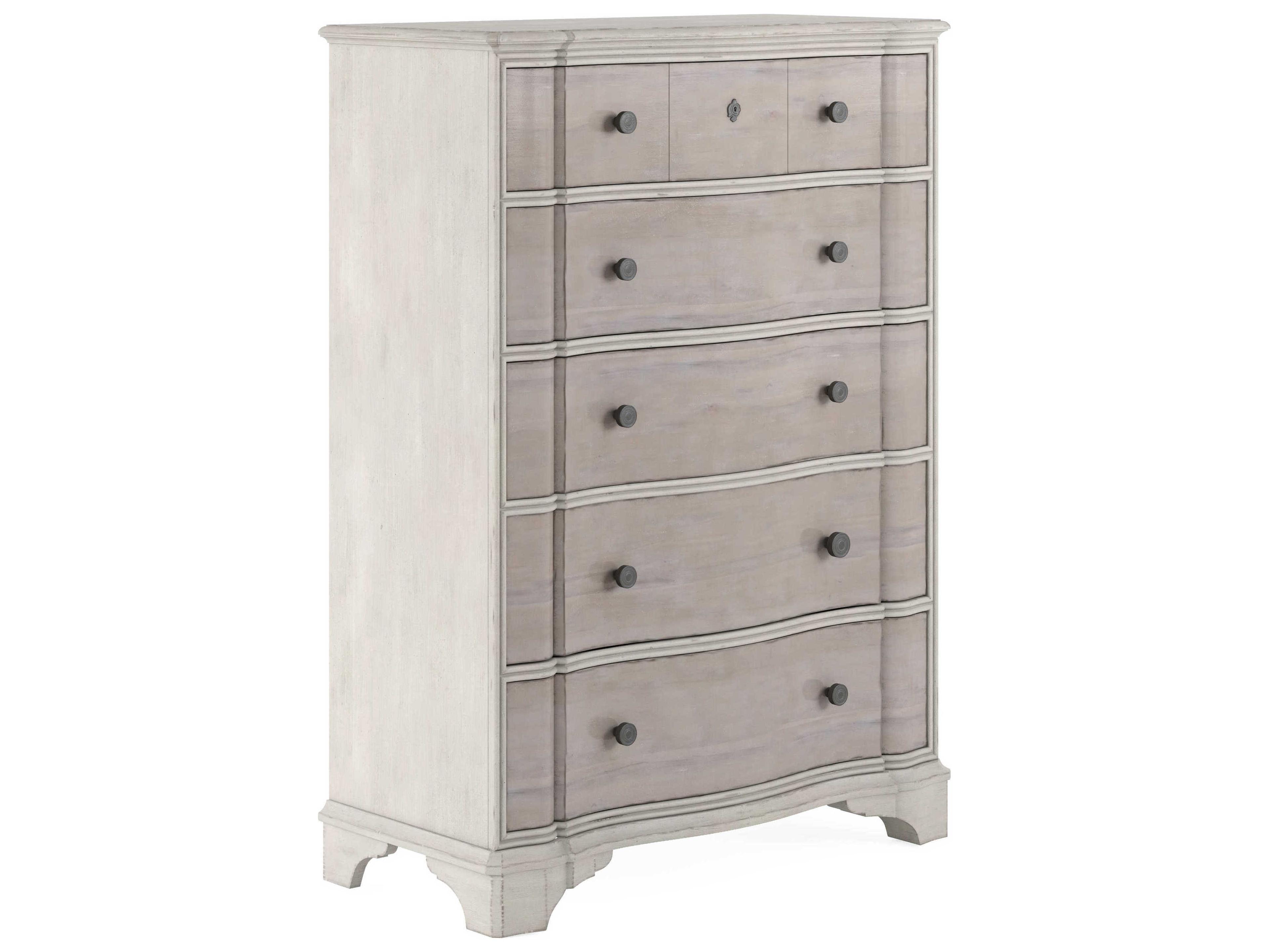 A.R.T. Furniture Alcove 5-Drawers Beige Acacia Wood Accent Chest