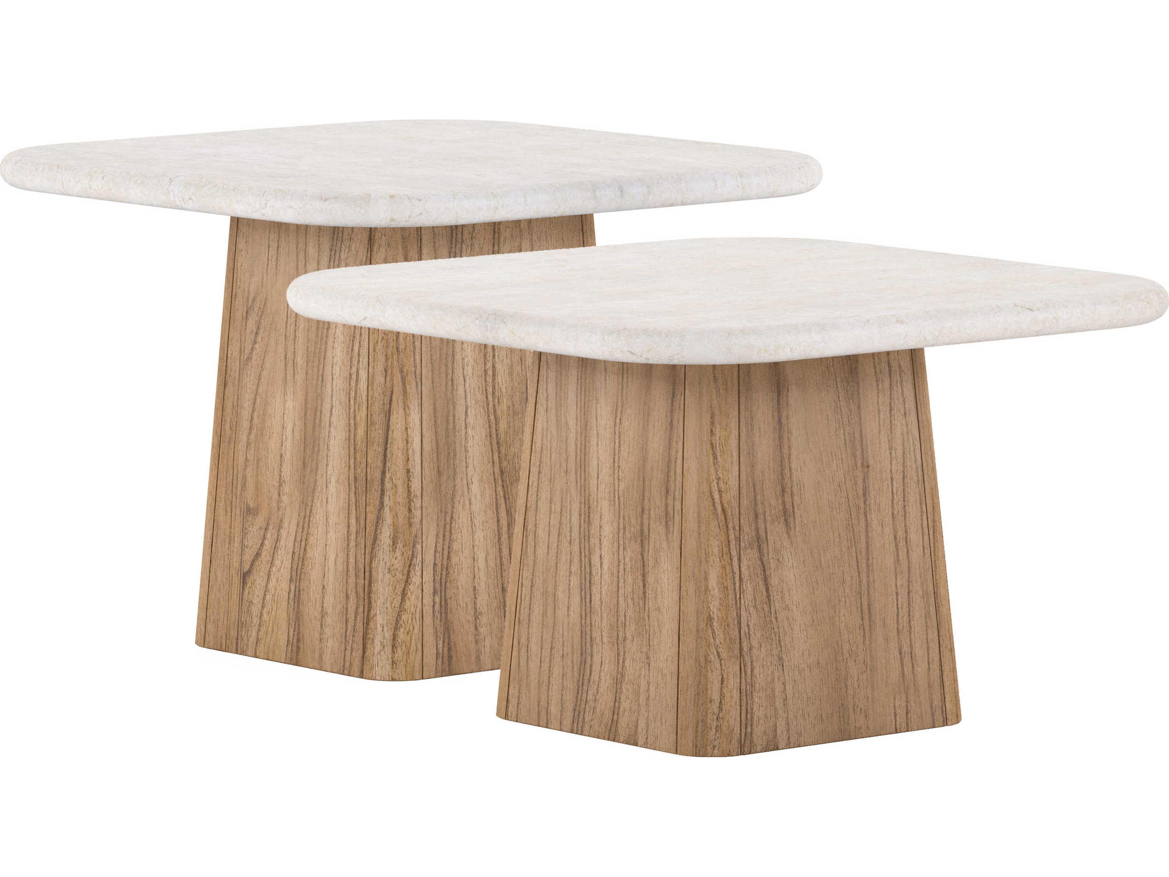 A.R.T. Furniture Portico Square Stone Sienna End Tables