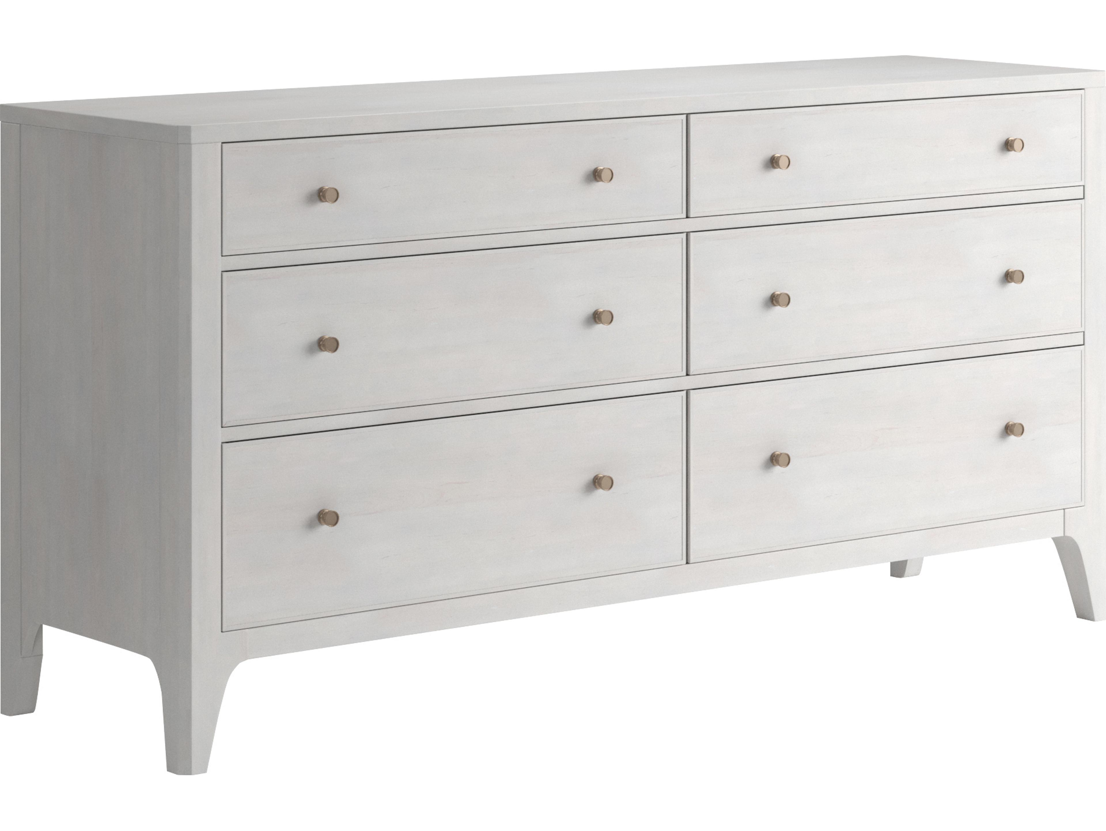 A.R.T. Furniture Mezzanine 6-Drawers White Double Dresser