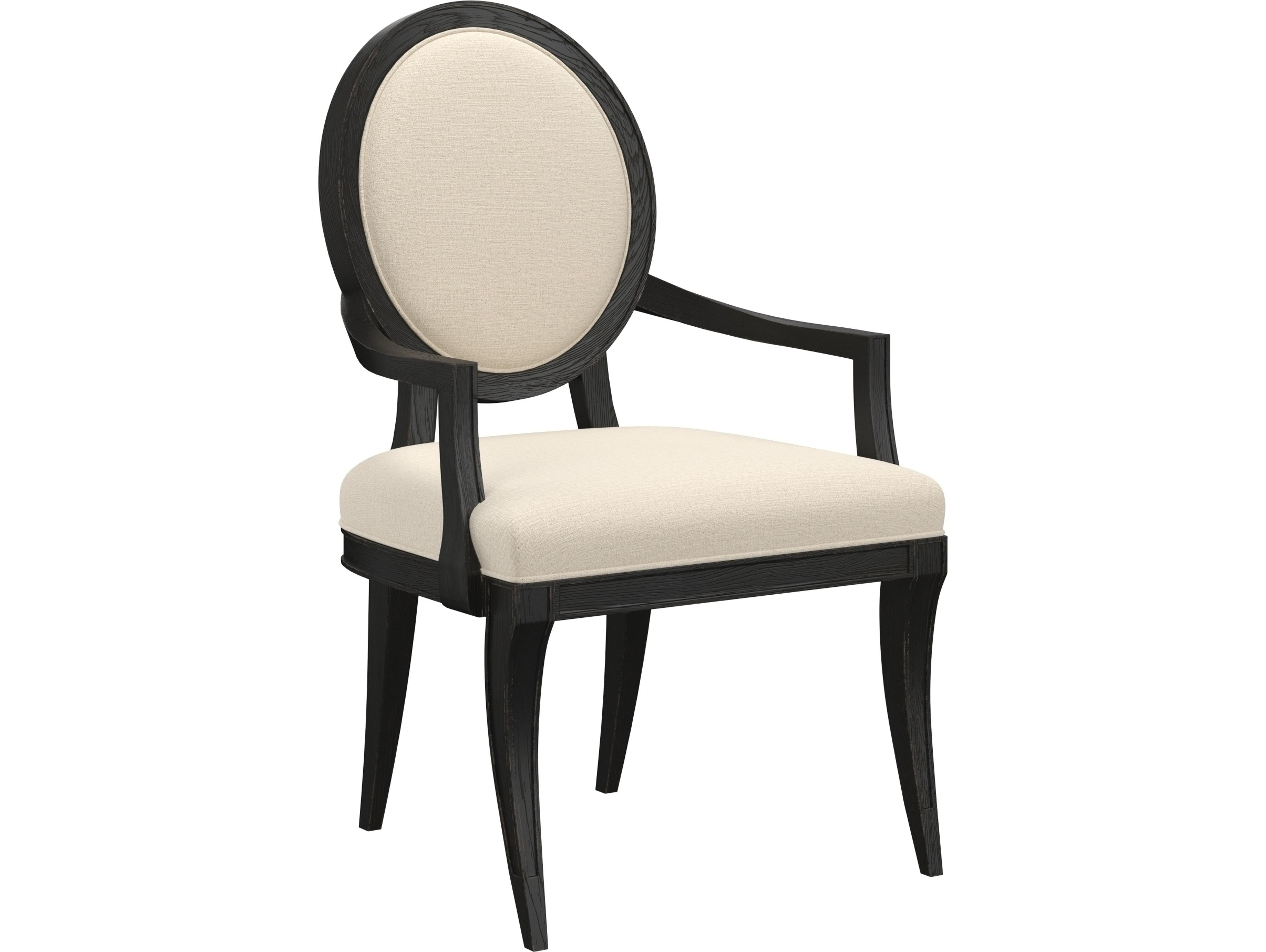 A.R.T. Furniture Atrium Beige Upholstered Arm Dining Chair