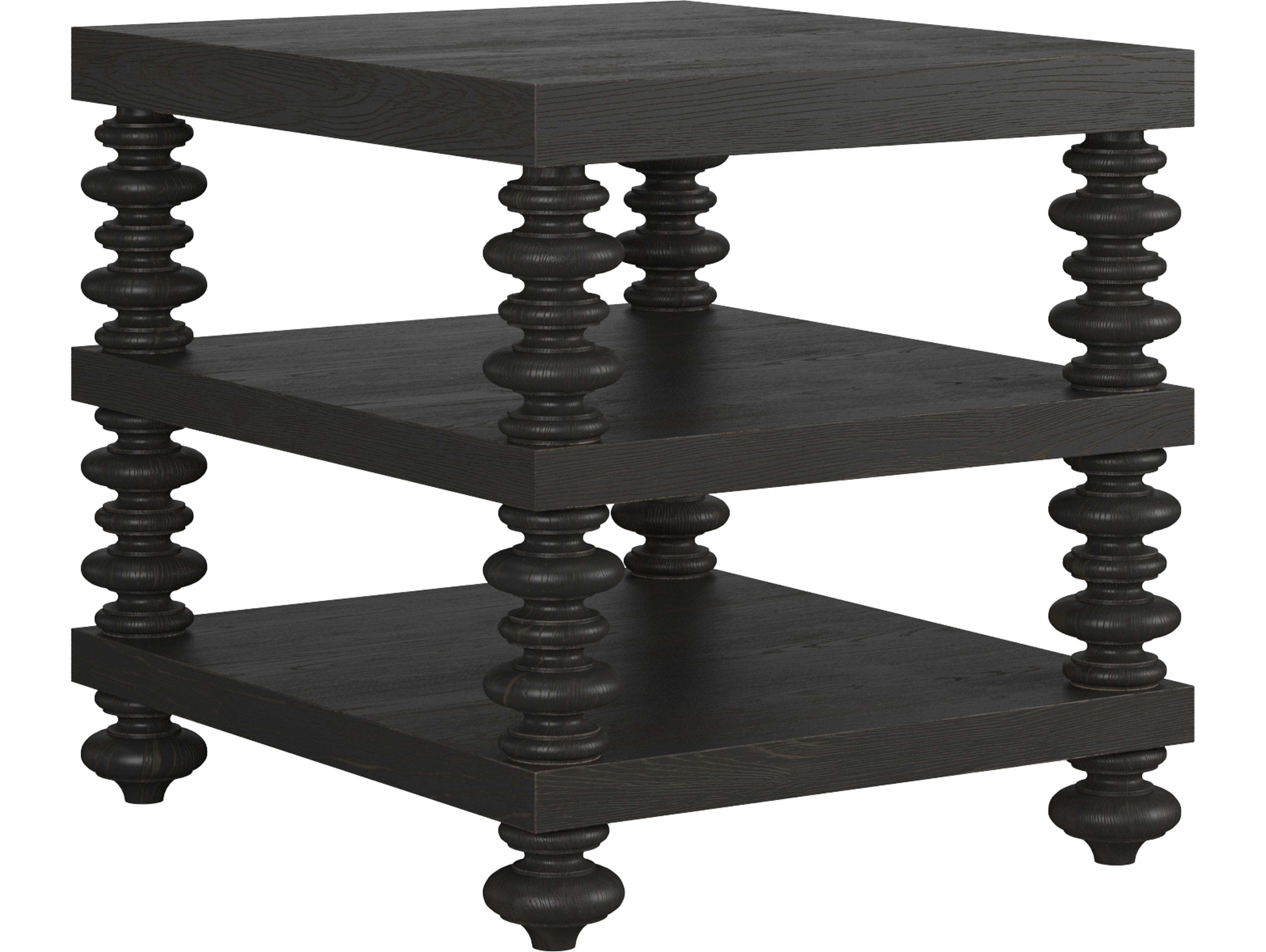 A.R.T. Furniture Atrium Rectangular Wood Black End Table
