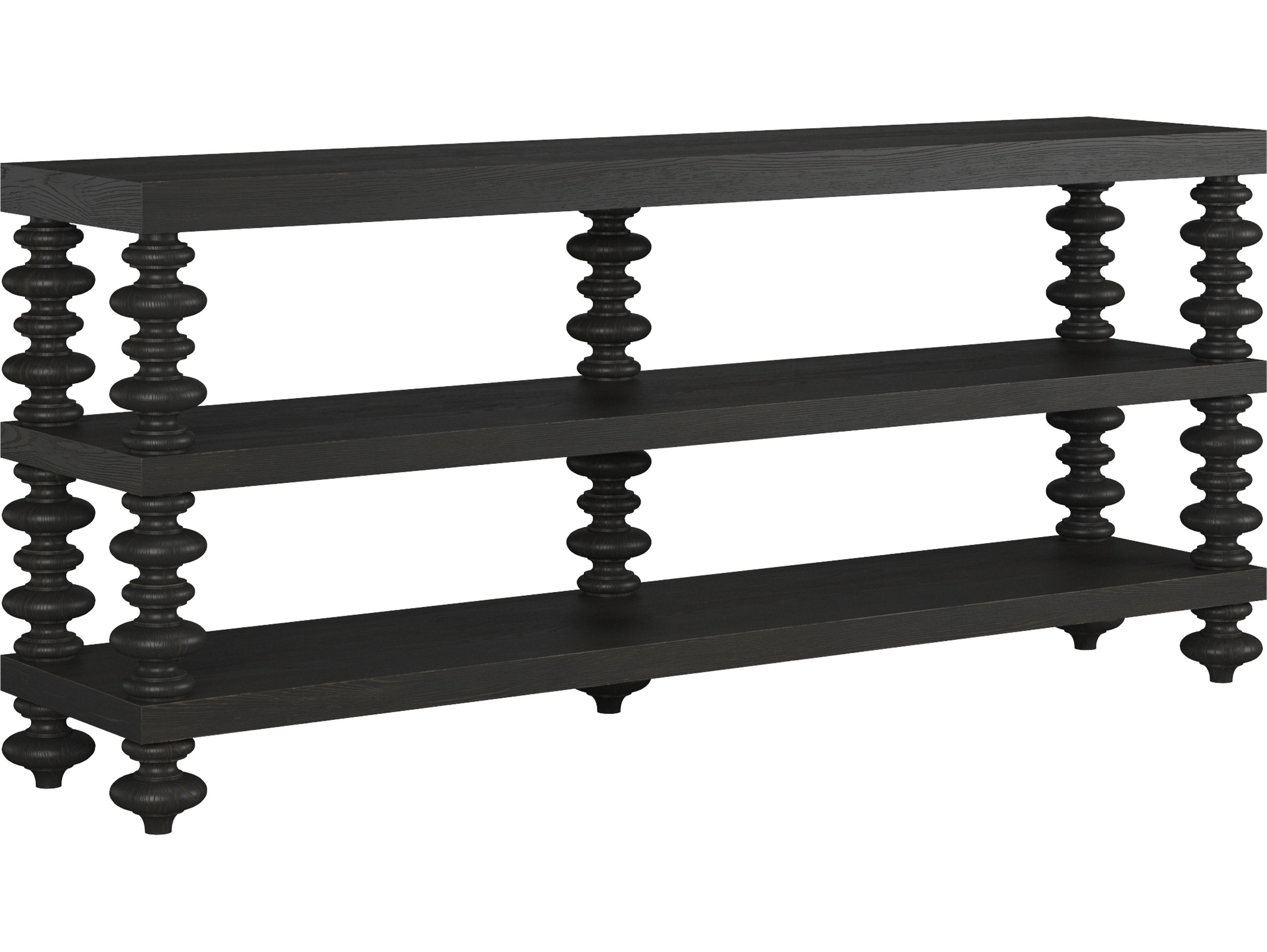 A.R.T. Furniture Atrium Rectangular Wood Black Console Table