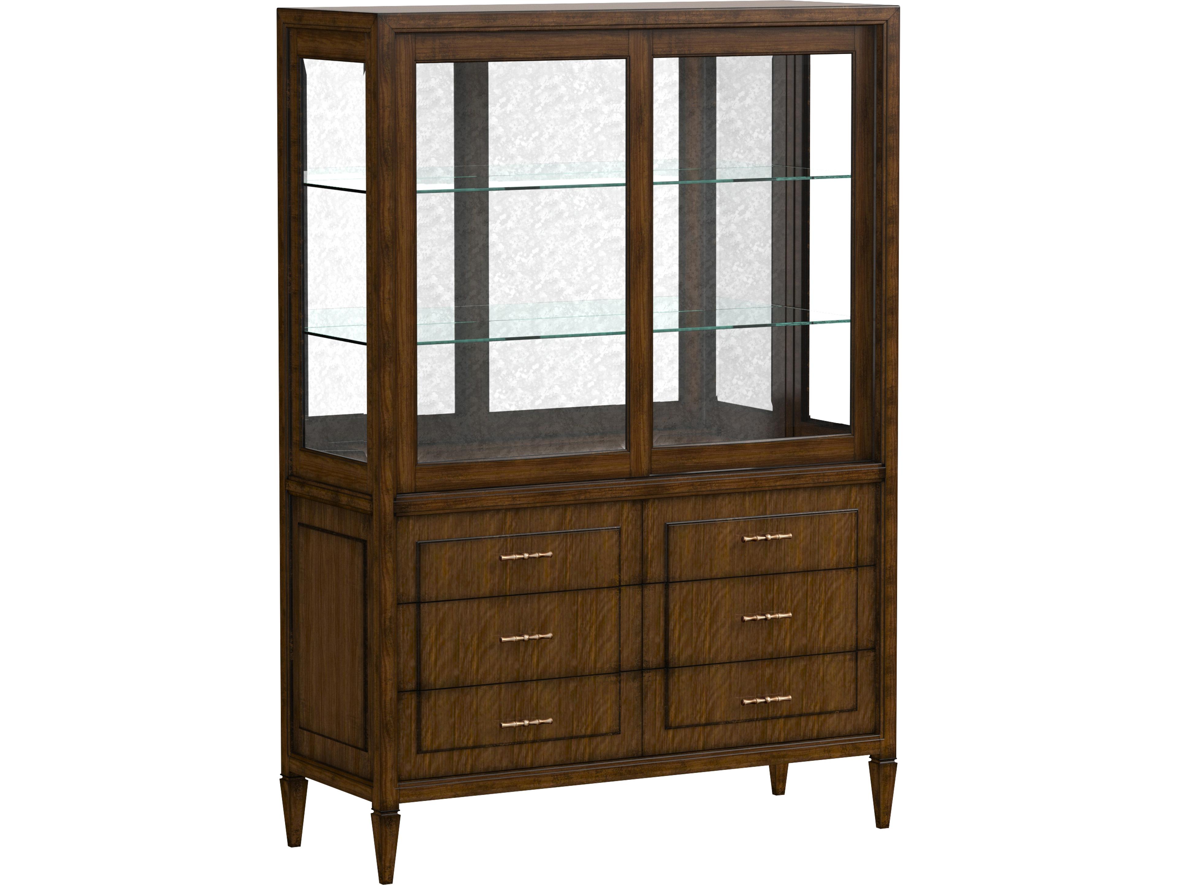 A.R.T. Furniture Eave Parrawood Brown Hazelnut Display Cabinet