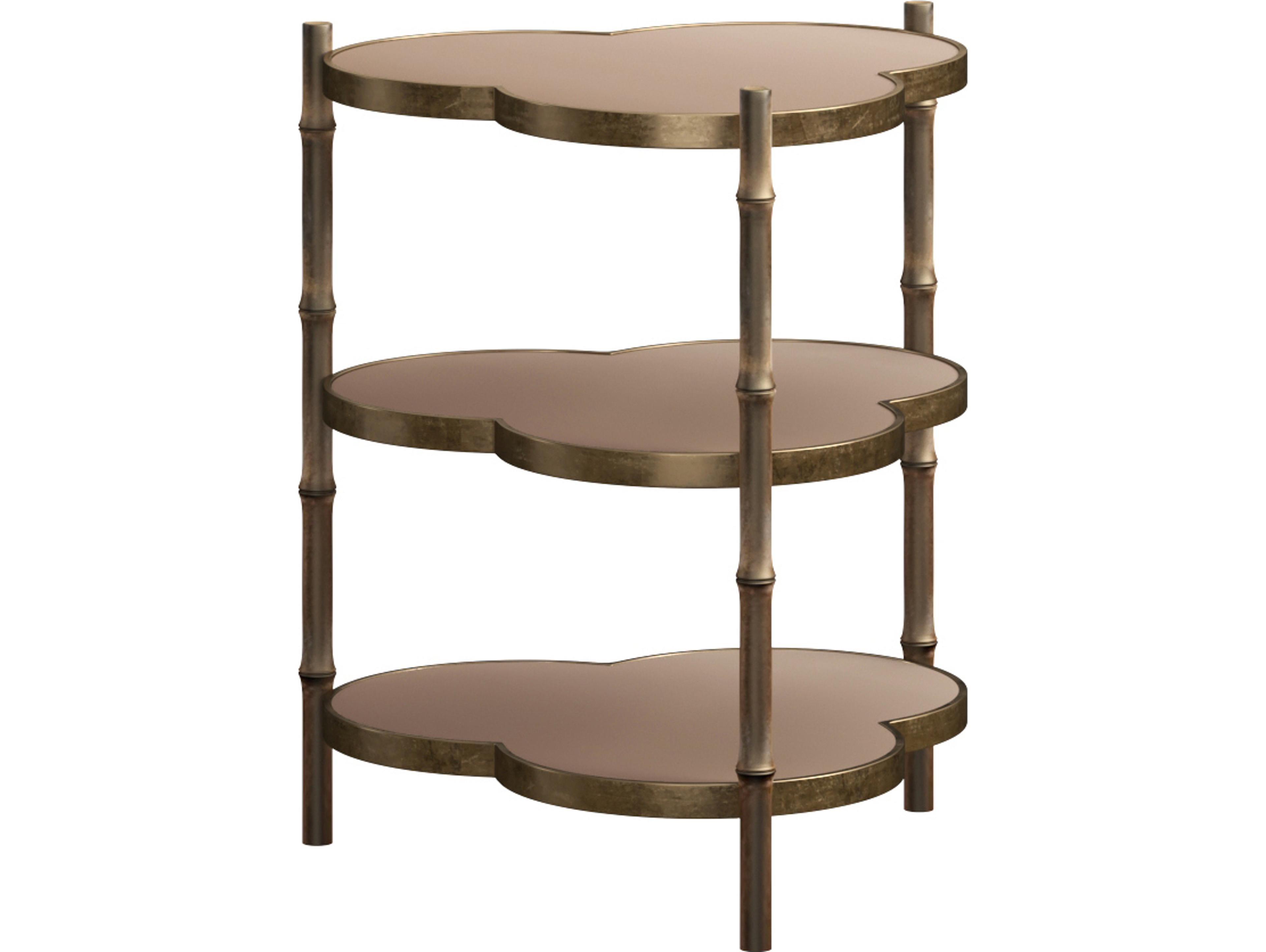 A.R.T. Furniture Eave Wood Bronze Burnished Gold End Table