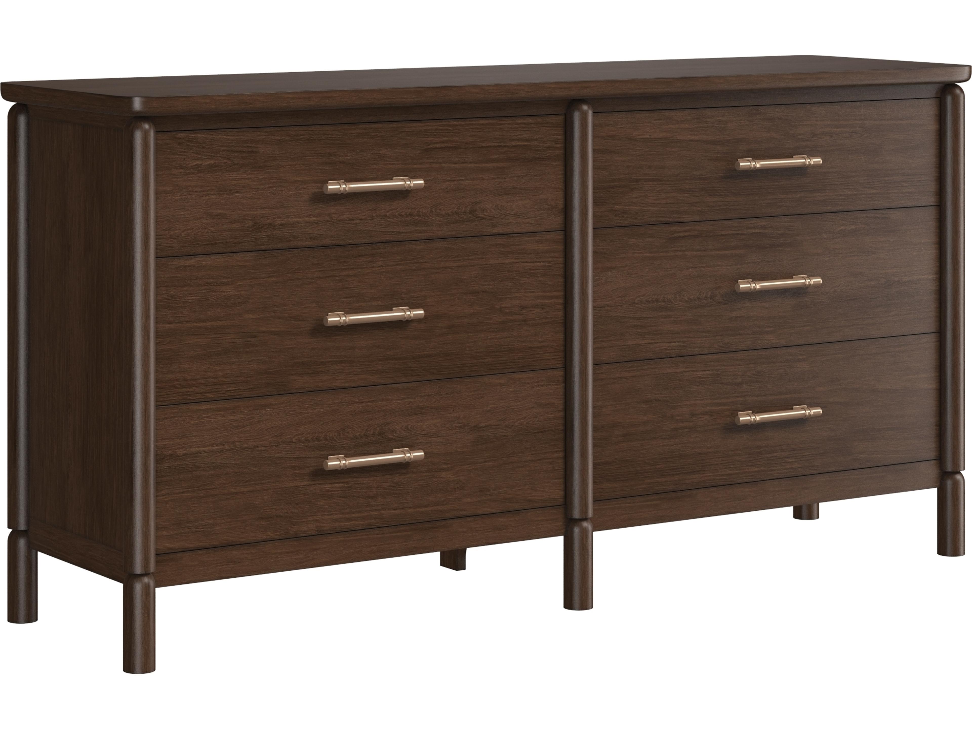 A.R.T. Furniture Verge 6-Drawers Poplar Wood Double Dresser