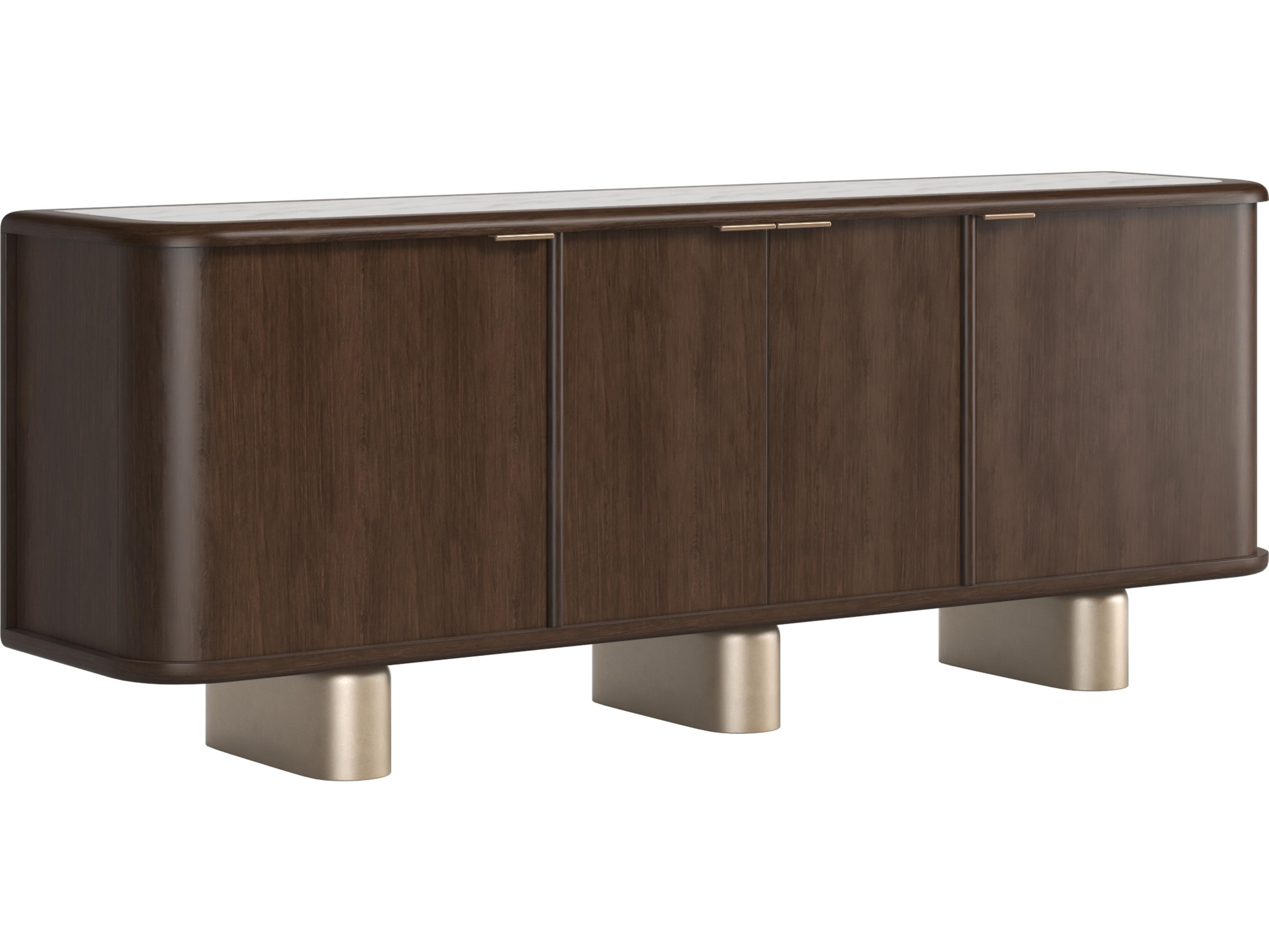 A.R.T. Furniture Verge 84" Walnut Wood Brown Handcrated Sideboard