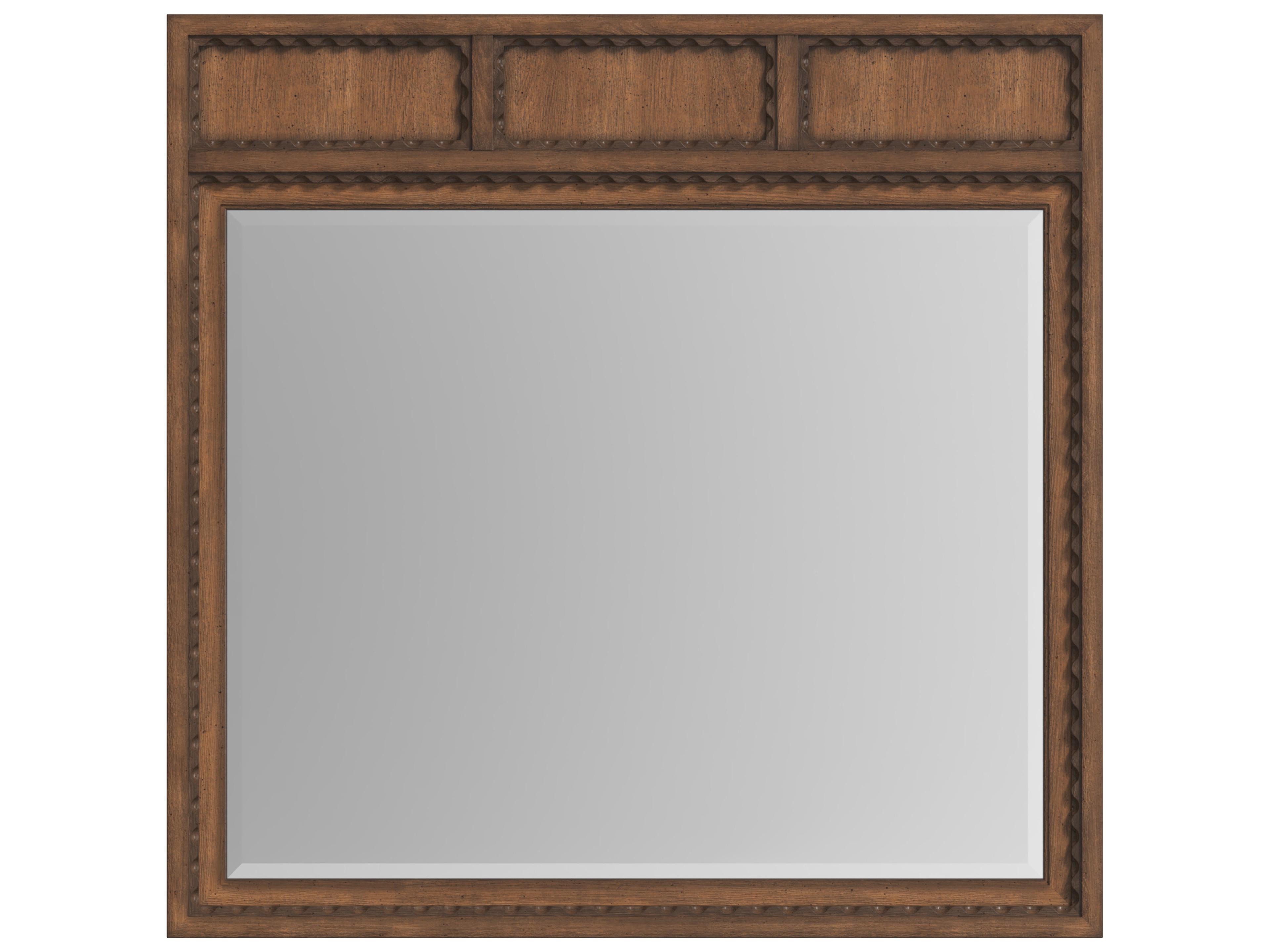 A.R.T. Furniture Harbor Warm Walnut New Traditional Wall Mirror Rectangular