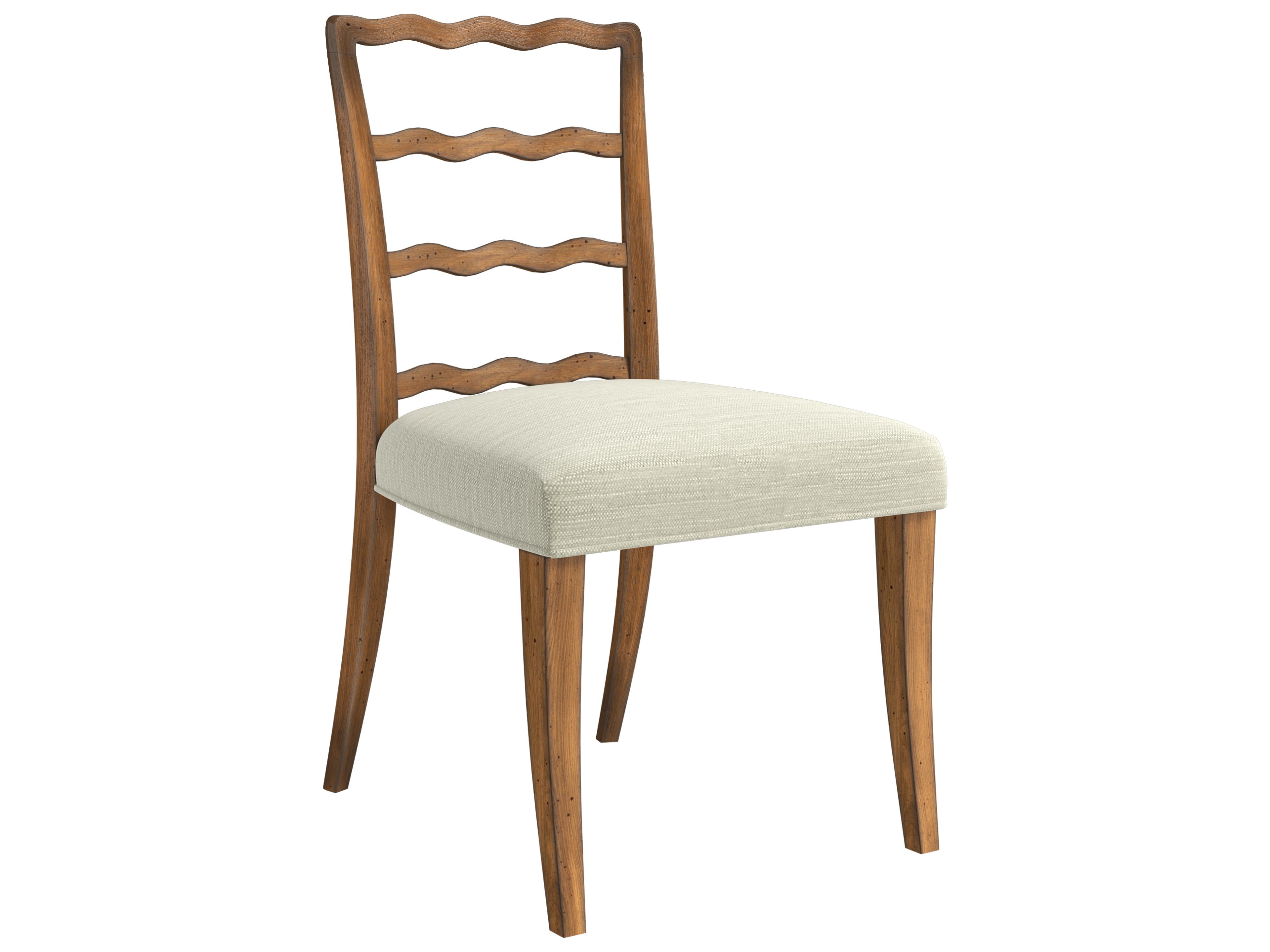 A.R.T. Furniture Harbor Parrawood Brown Upholstered Armless Dining Chair Set of 2