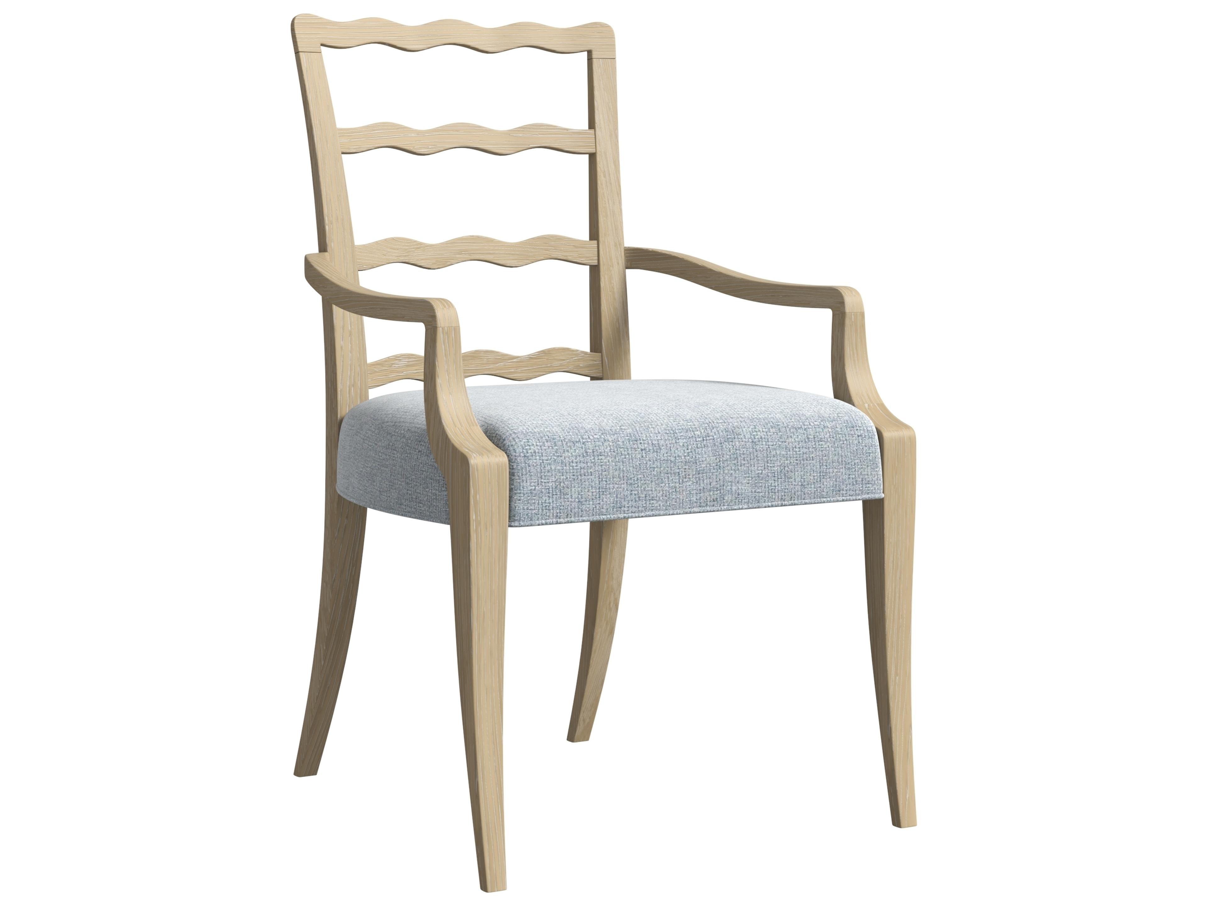 A.R.T. Furniture Haven Parrawood Oak Upholstered Arm Dining Chair