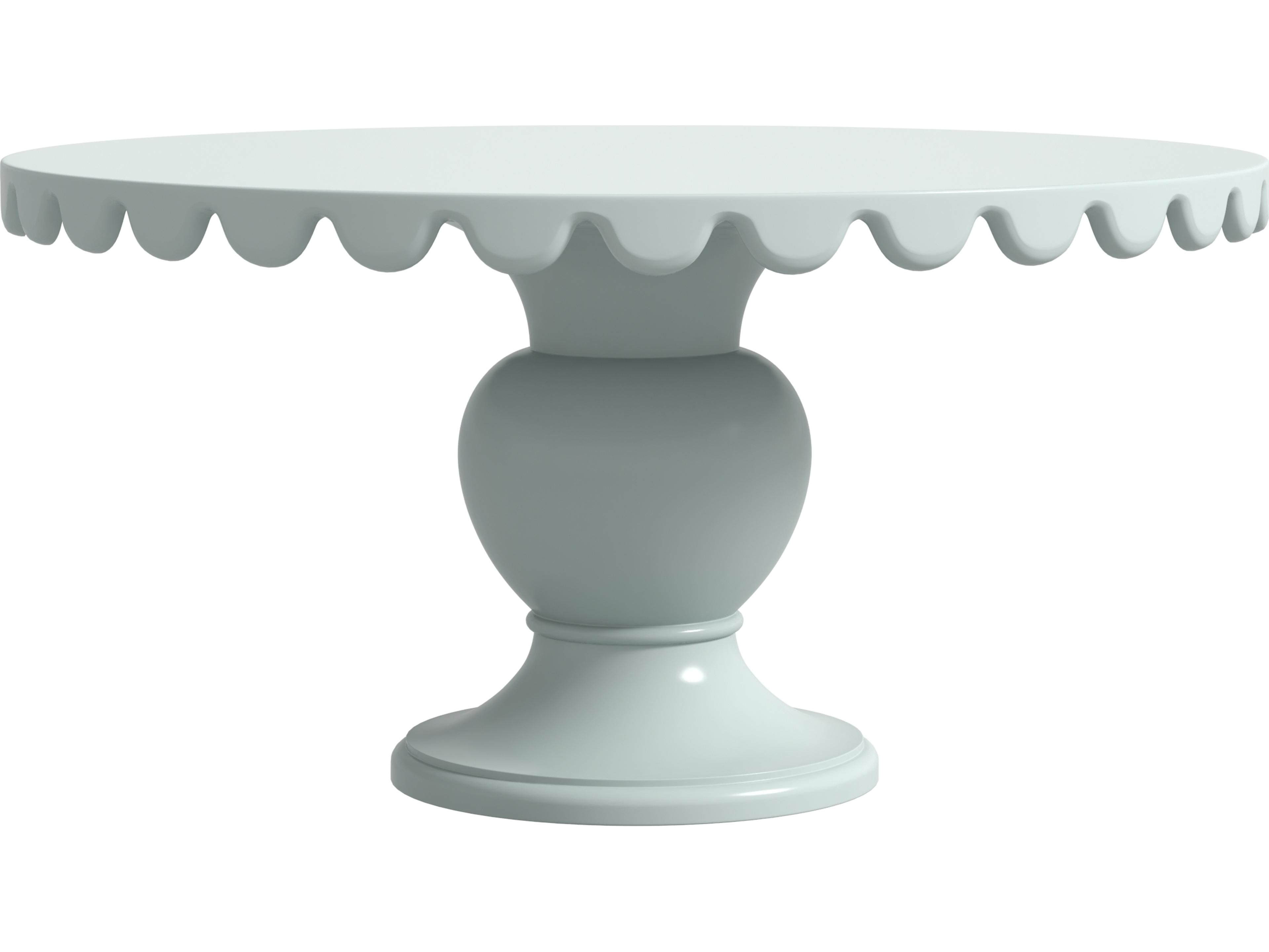 A.R.T. Furniture Haven Round Wood Celadon Blue Dining Table