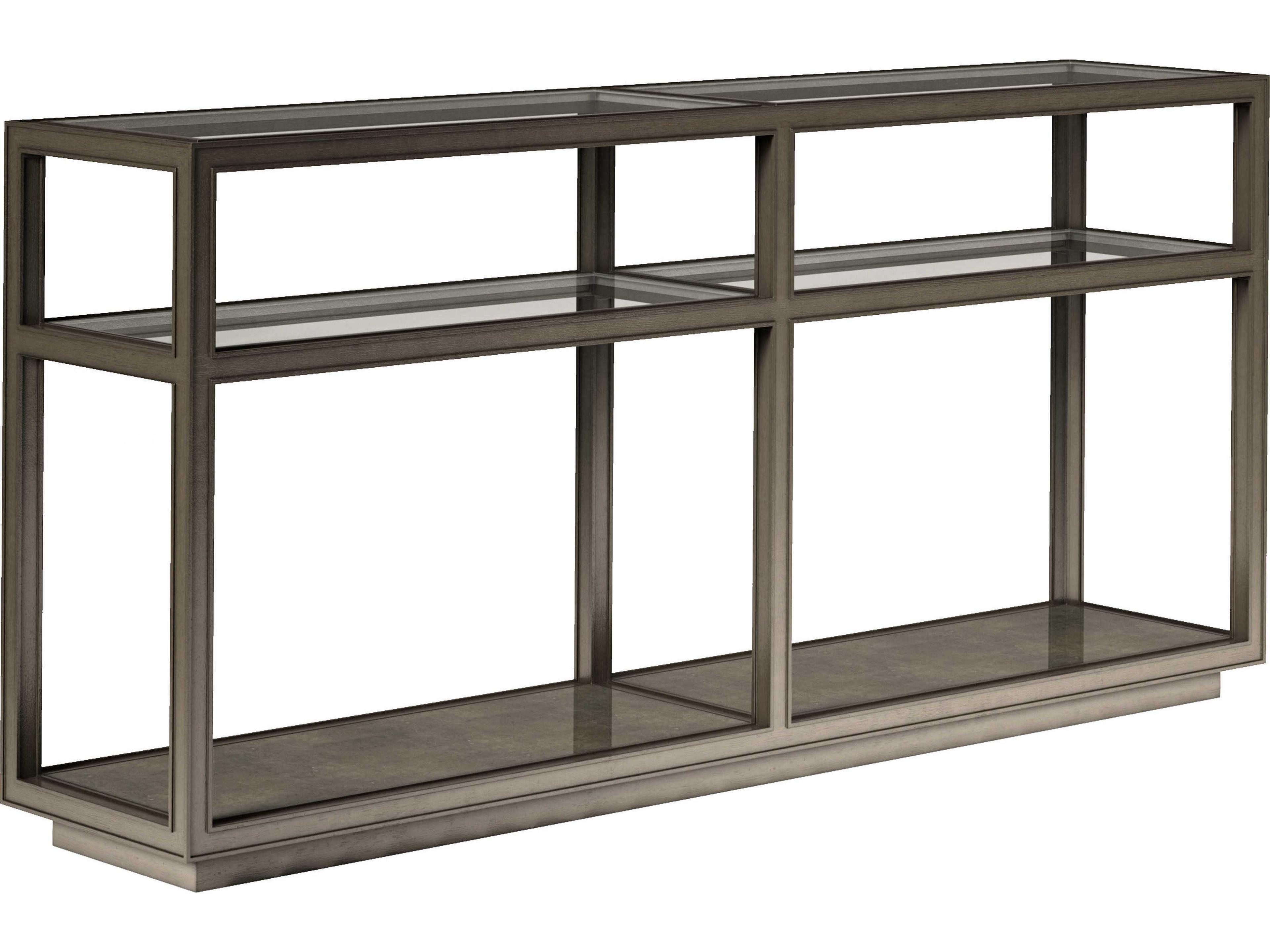 A.R.T. Furniture Cove Rectangular Glass Mica Console Table