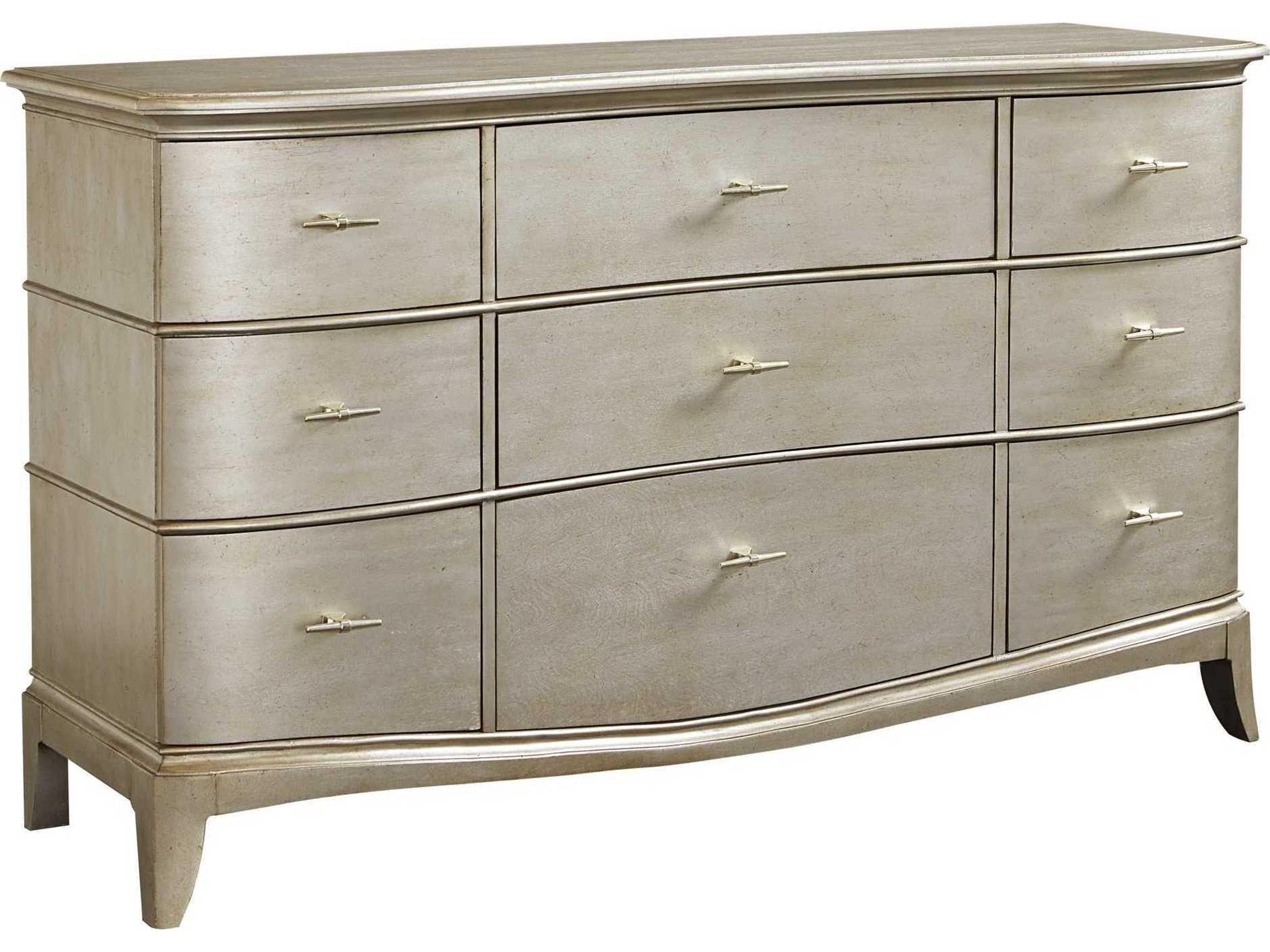A.R.T. Furniture Starlite 9-Drawers Silver Parrawood Dresser